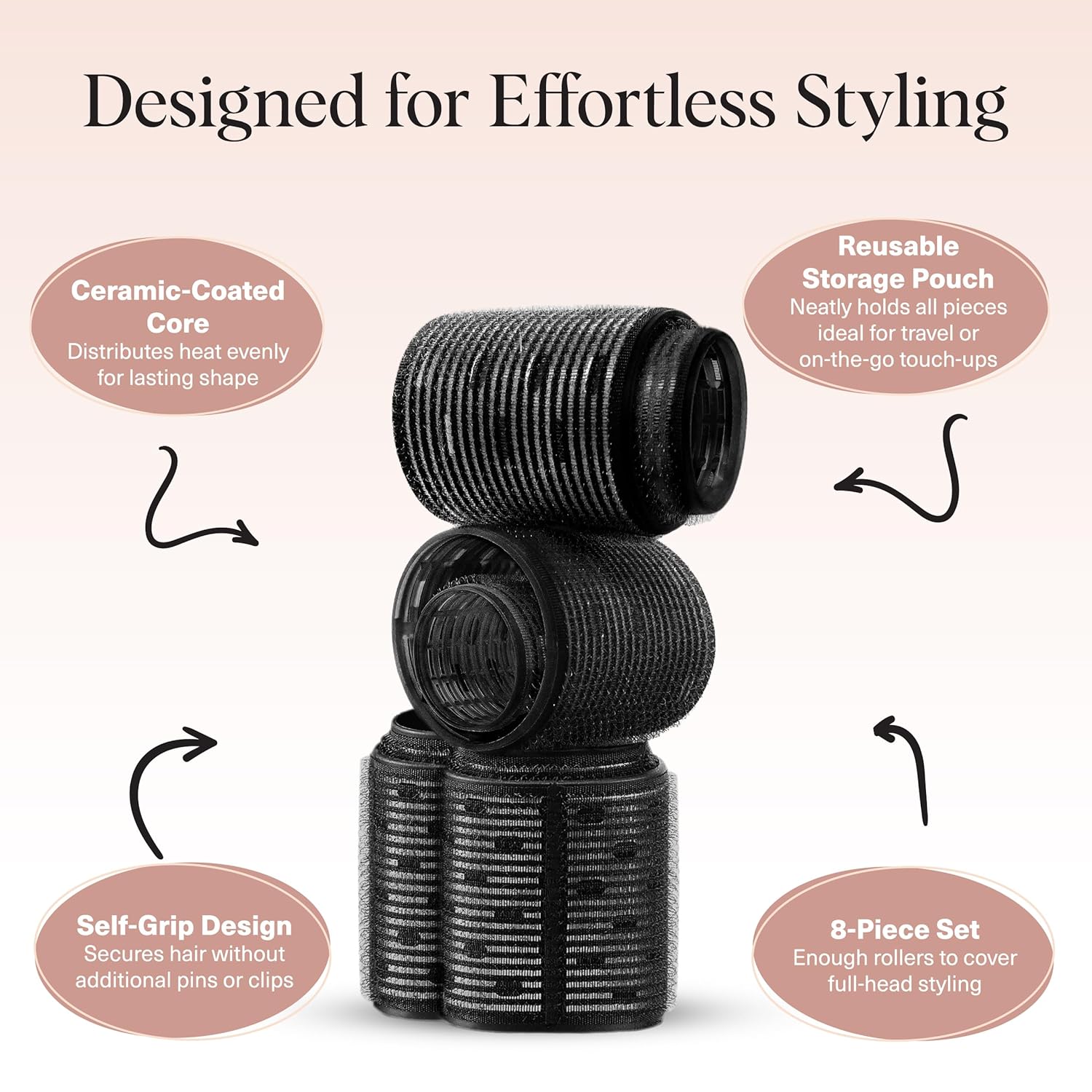 Kitsch Ceramic Thermal Hair Rollers