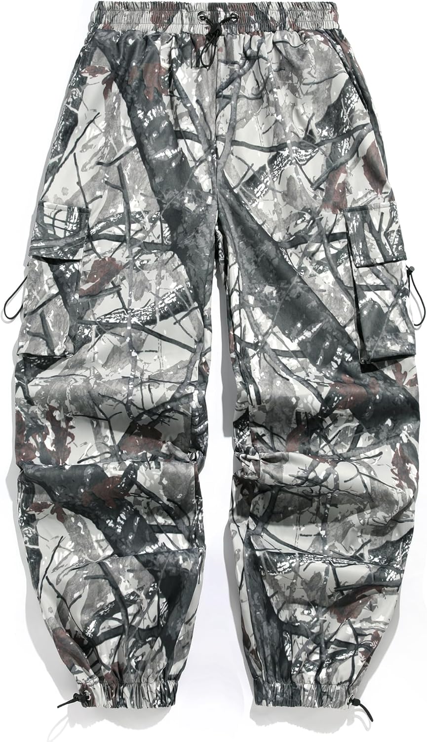 ZAFUL Flat Pocket Parachute Pants for Men