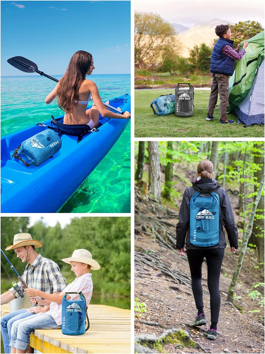 HEETA Waterproof Dry Bag for Travel