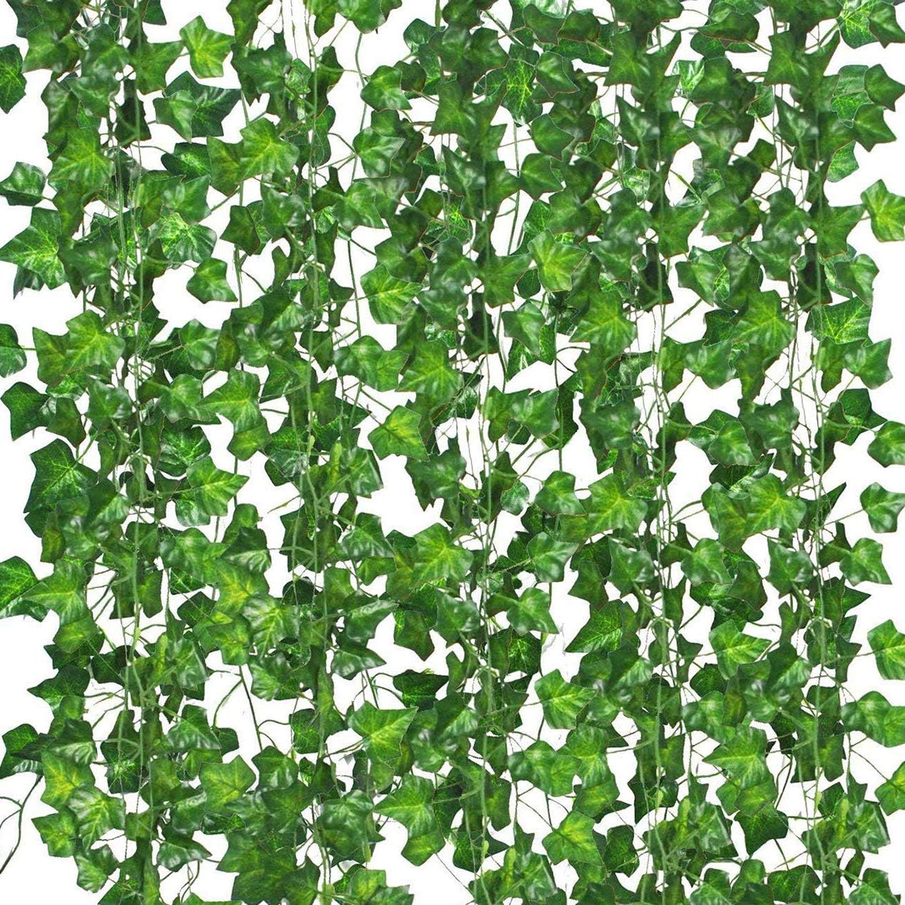 12 Pack Fake Vines for Room Decor Artificial Ivy Garland