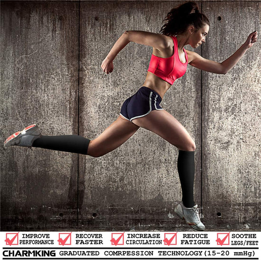 CHARMKING Compression Socks for Men & Wome