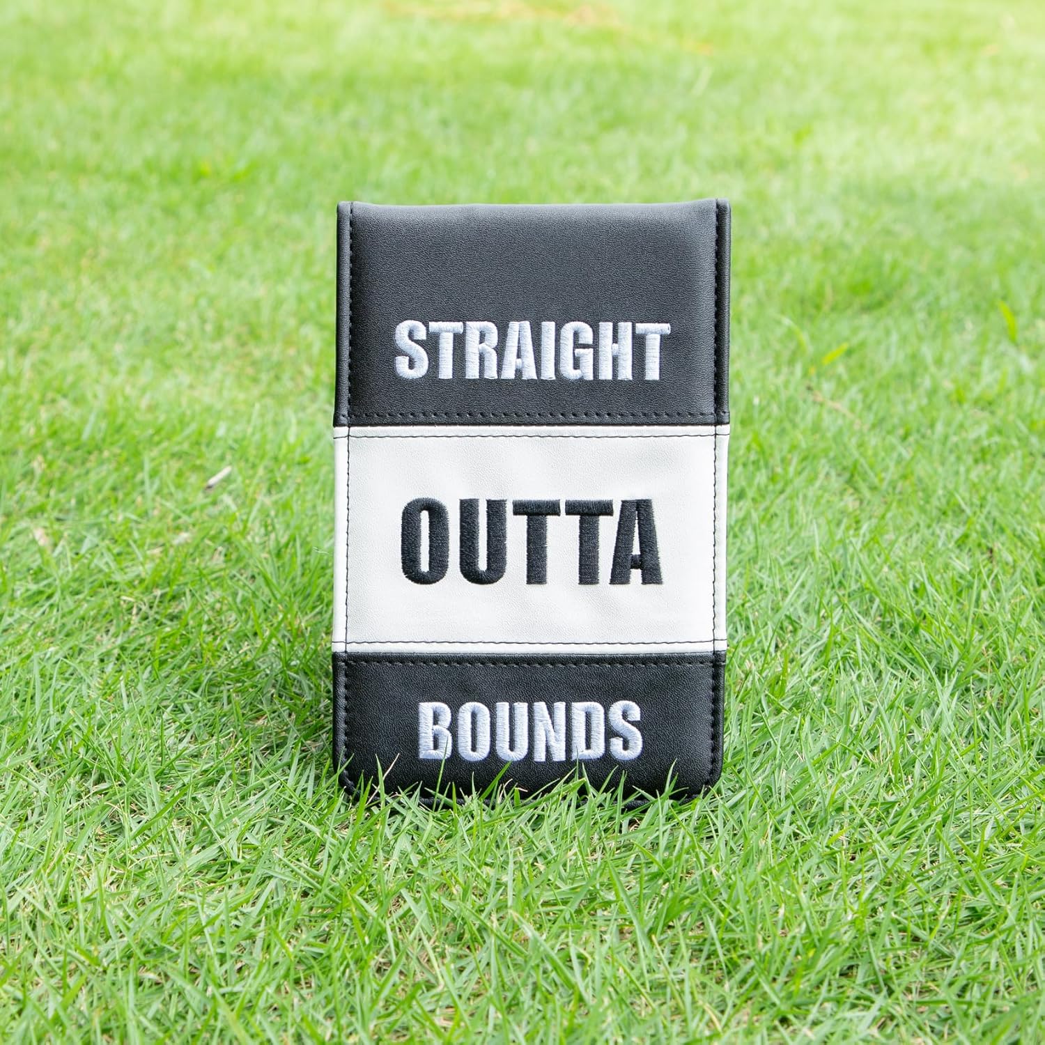 Leather Golf Scorecard Holder Cover Universal Fit