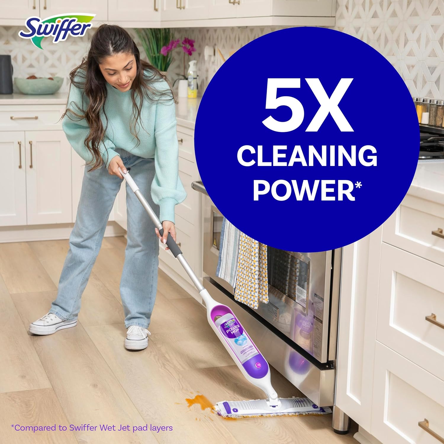 Swiffer PowerMop Kit Floor Cleaner
