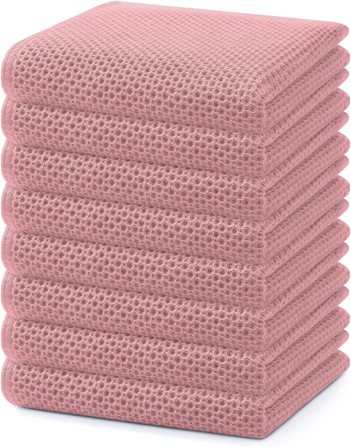 Homaxy 100% Cotton Waffle Dish Cloths