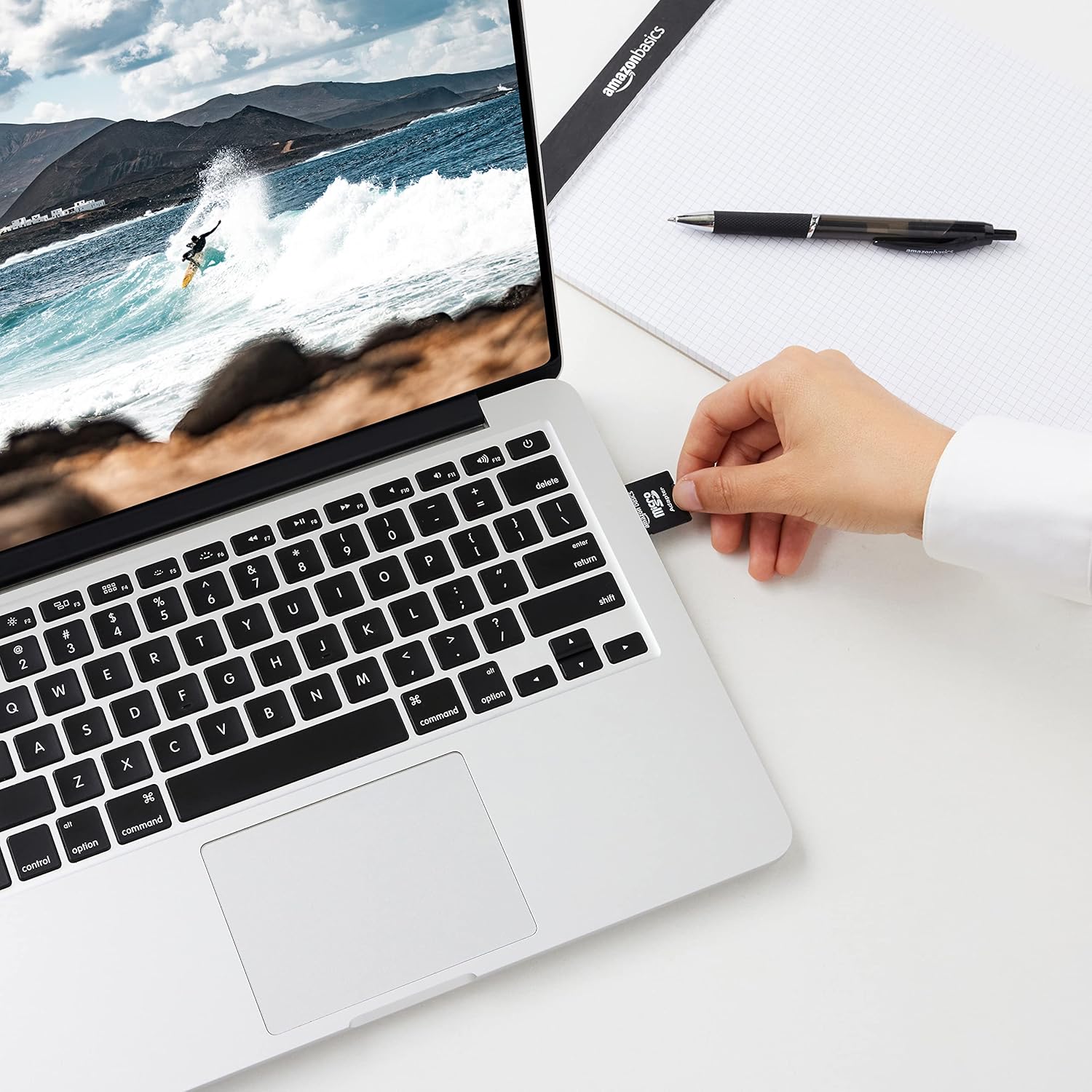 Micro SDXC Memory Card with Full Size Adapter