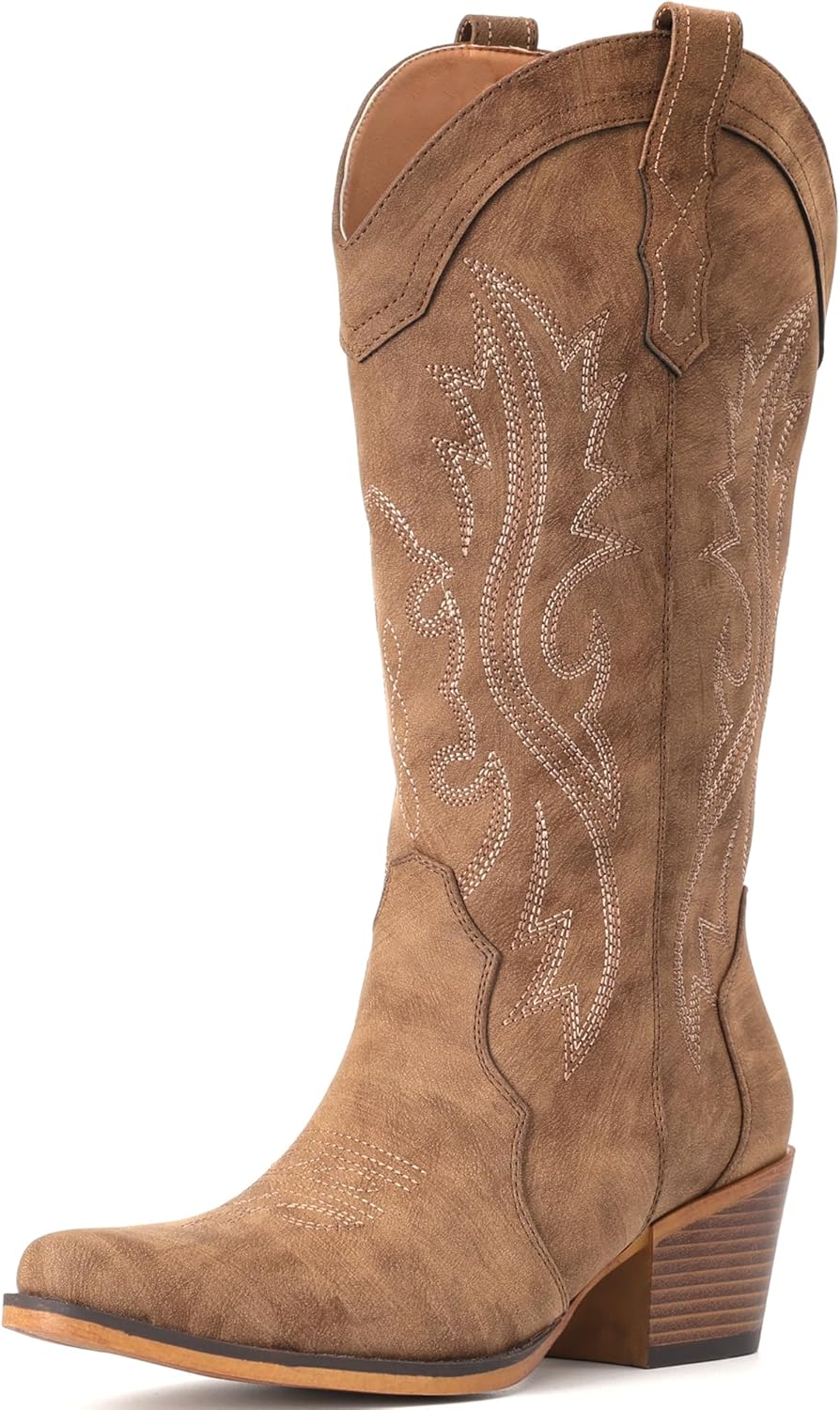 IUV Cowboy Boots For Women Western Cowgirl Boots