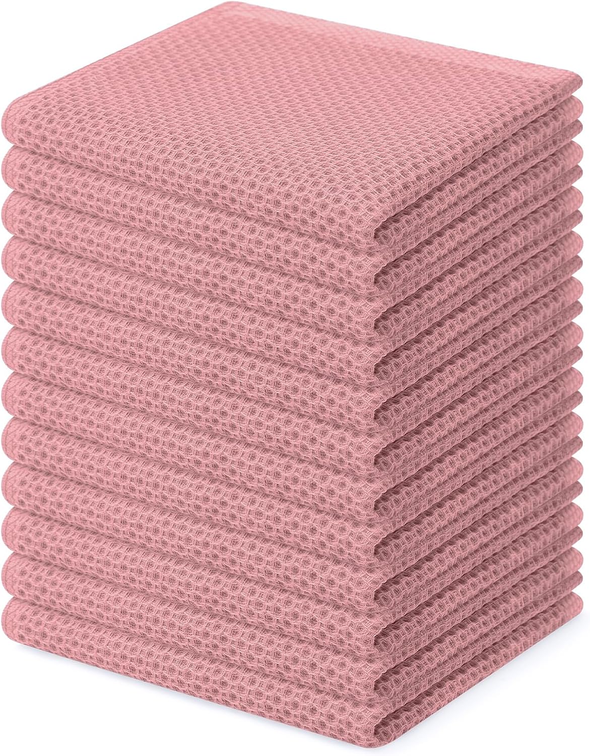 Homaxy 100% Cotton Waffle Dish Cloths