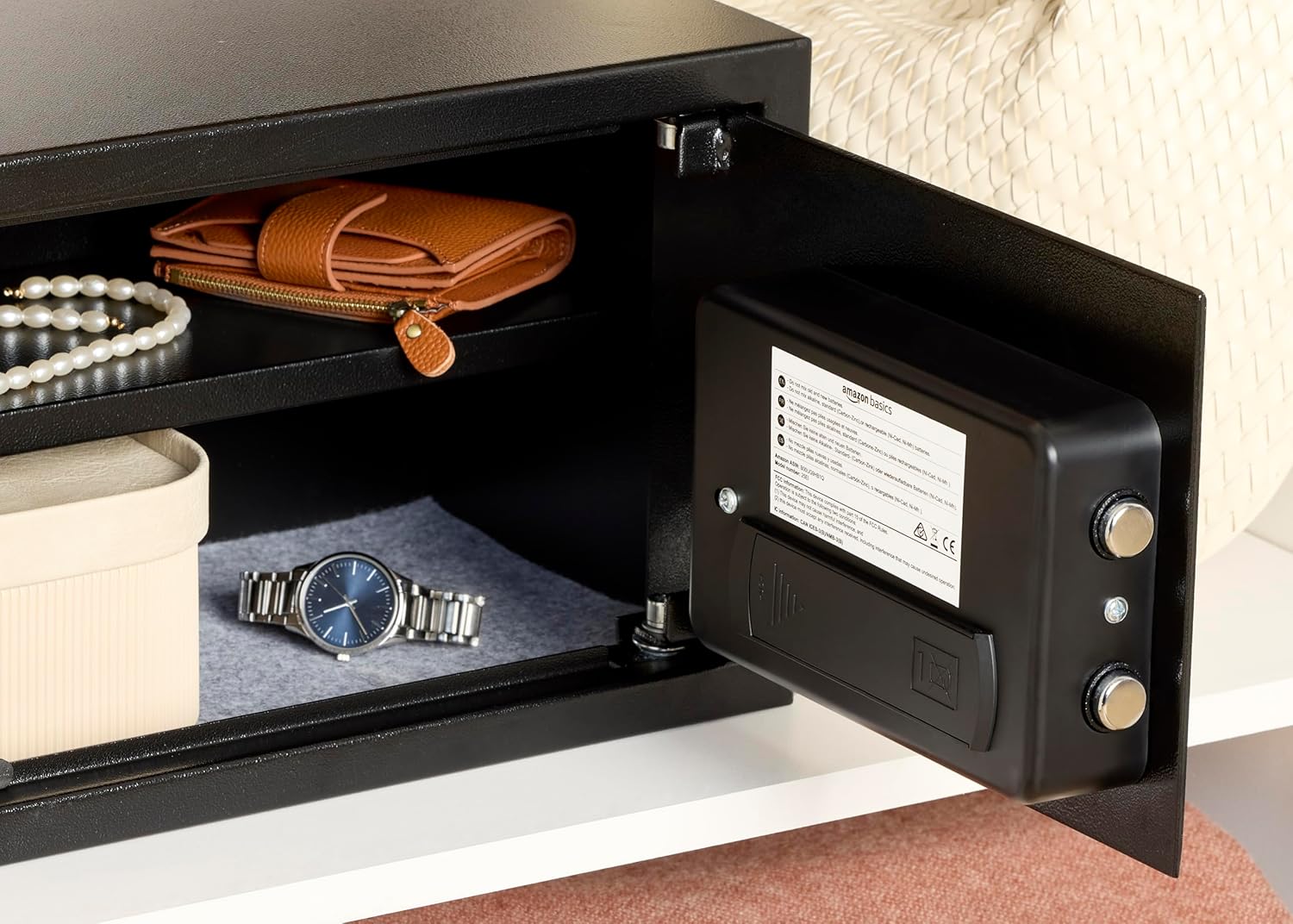 Amazon Basics Steel Security Safe with Keypad