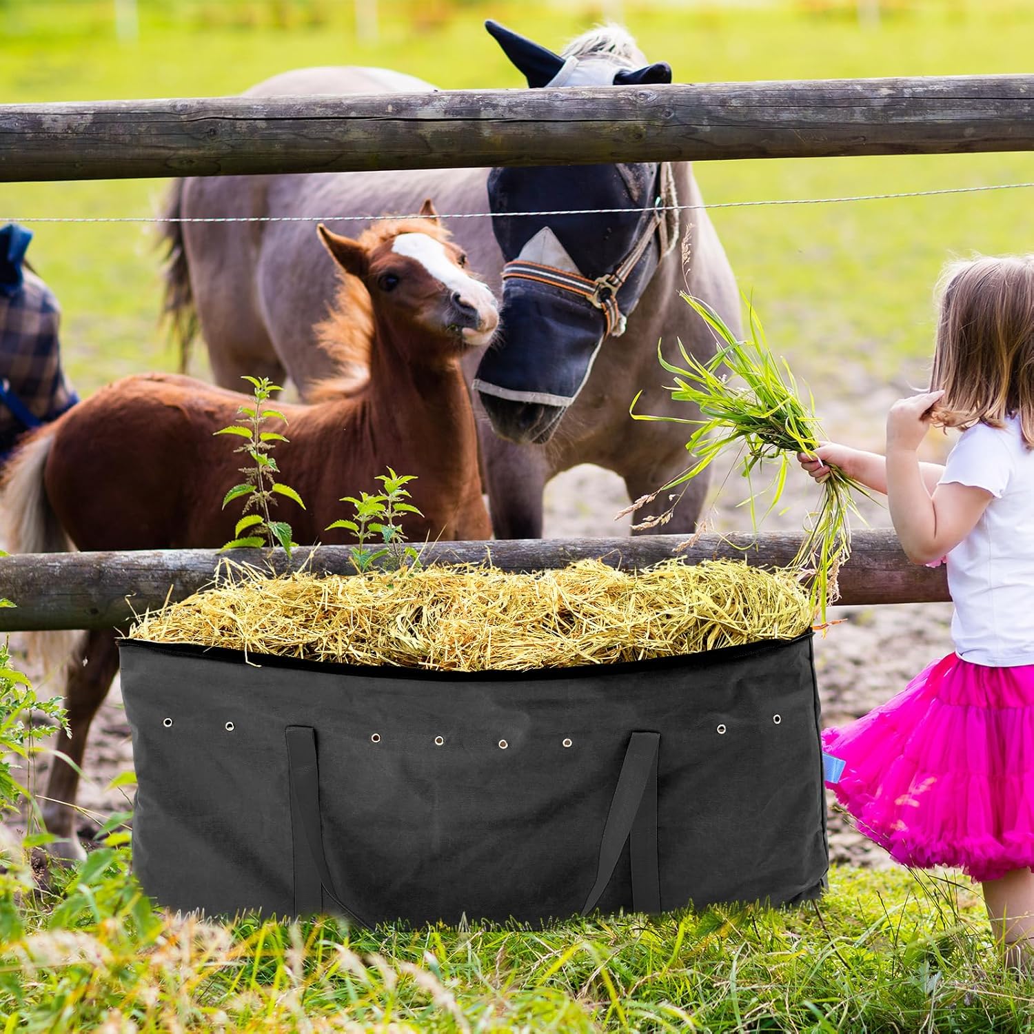 Sanwuta Hay Bale Bag  Extra Large Hay Storage