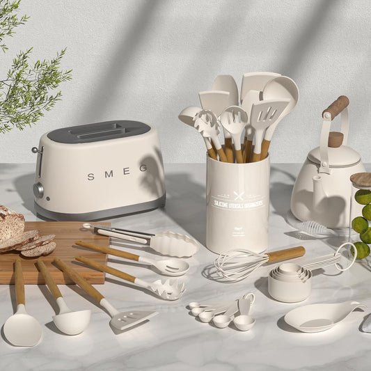 Umite Chef 33-Piece Silicone Kitchen Utensils Set