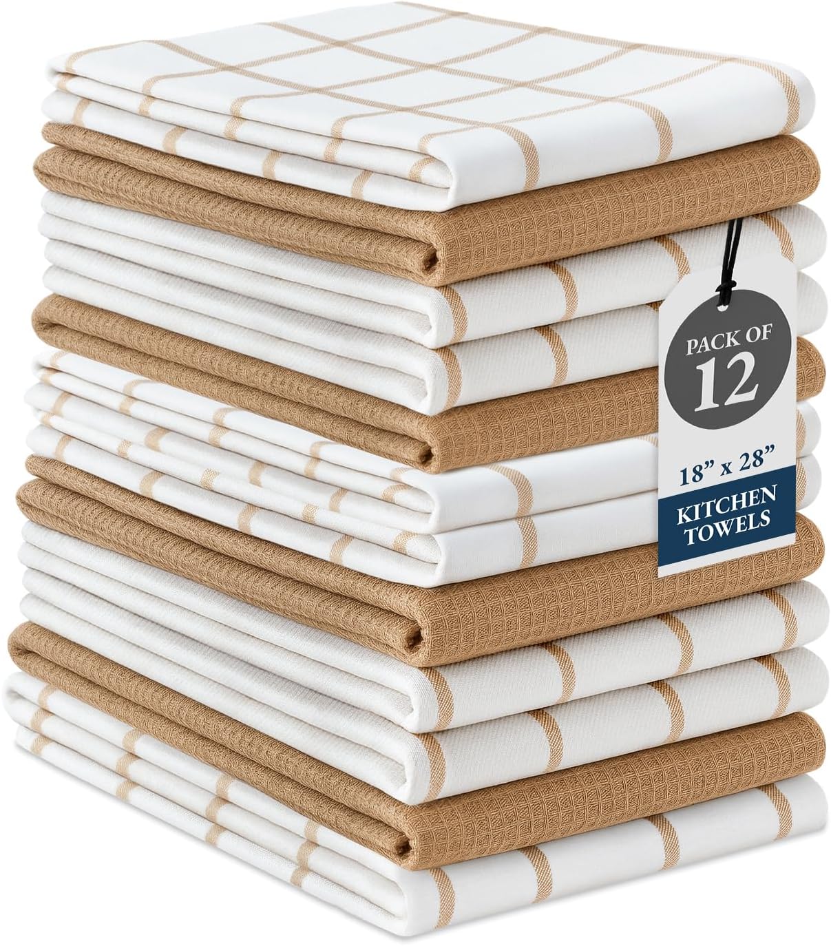 LANE LINEN Kitchen Towels and Dishcloths Sets