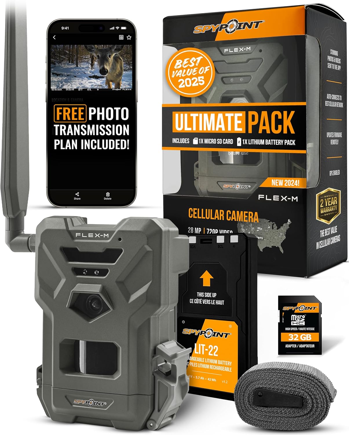 SPYPOINT Flex-M Cellular Trail Cameras