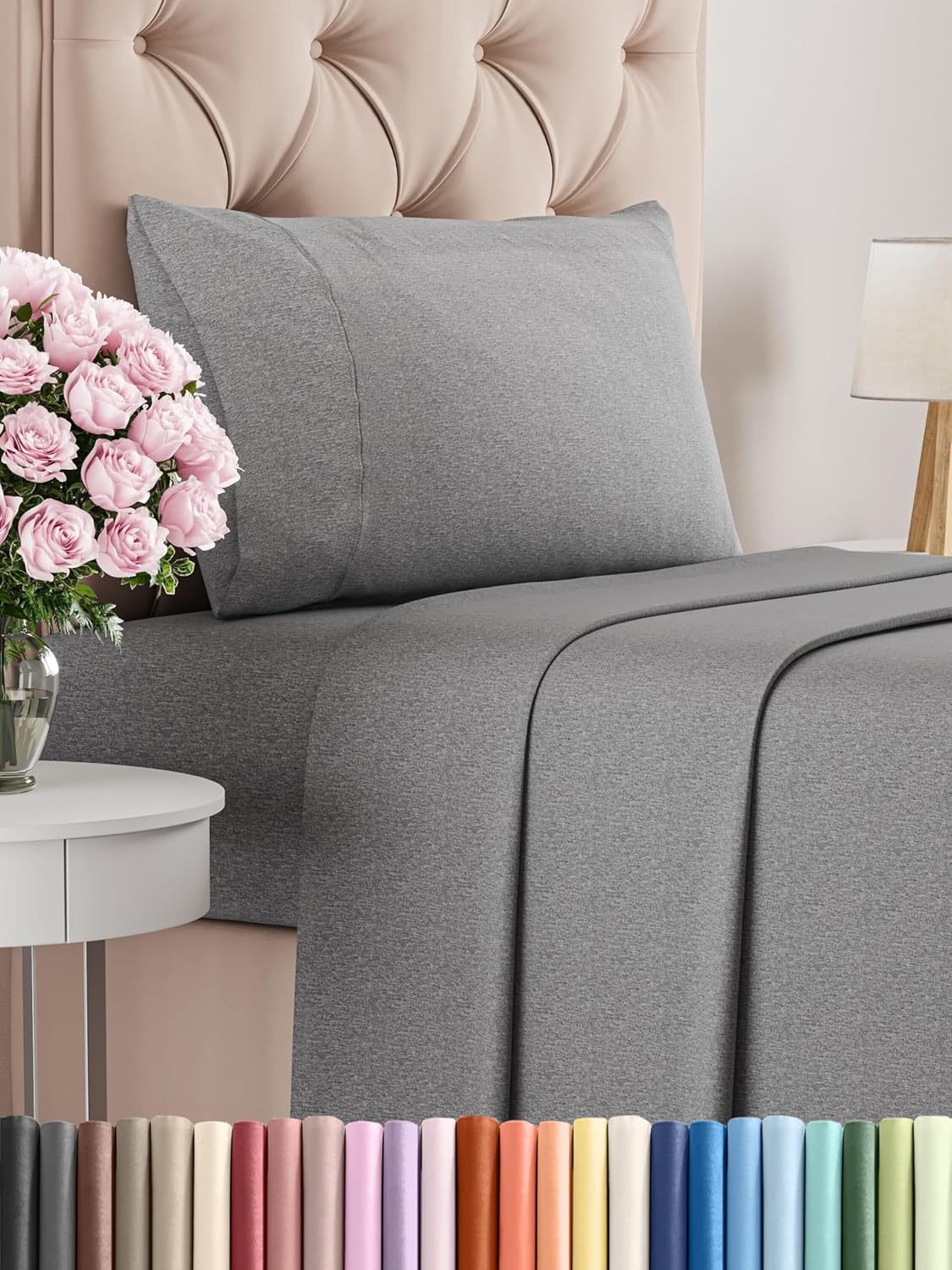 King Size Comfy Breathable & Cooling Bed Sheets Set