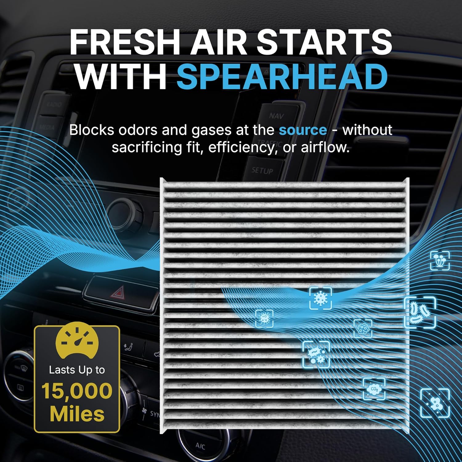 Spearhead Odor Defense Cabin Air Filter
