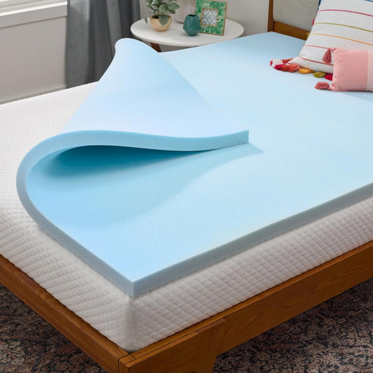 LINENSPA 2" Gel Memory Foam Mattress Topper