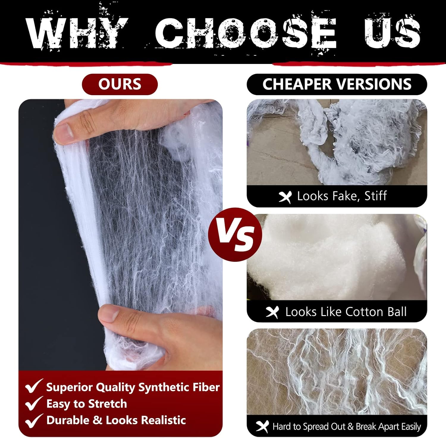 ZPISF 1400 sqft Halloween Spider Webs Decorations