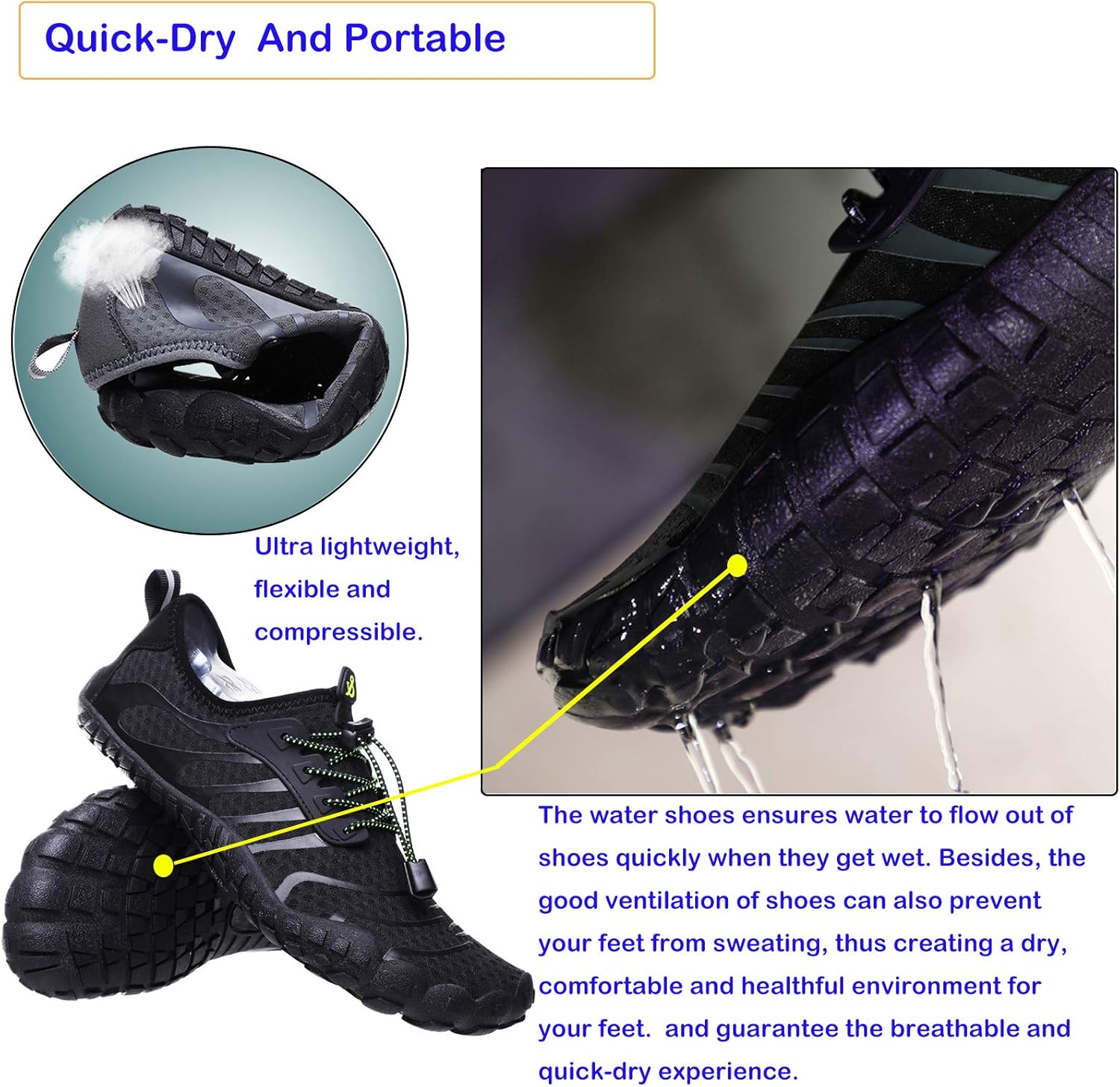 Quick-Dry Water Shoes for Men & Women