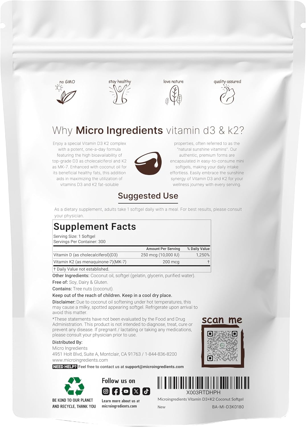 Micro Ingredients Vitamin D3