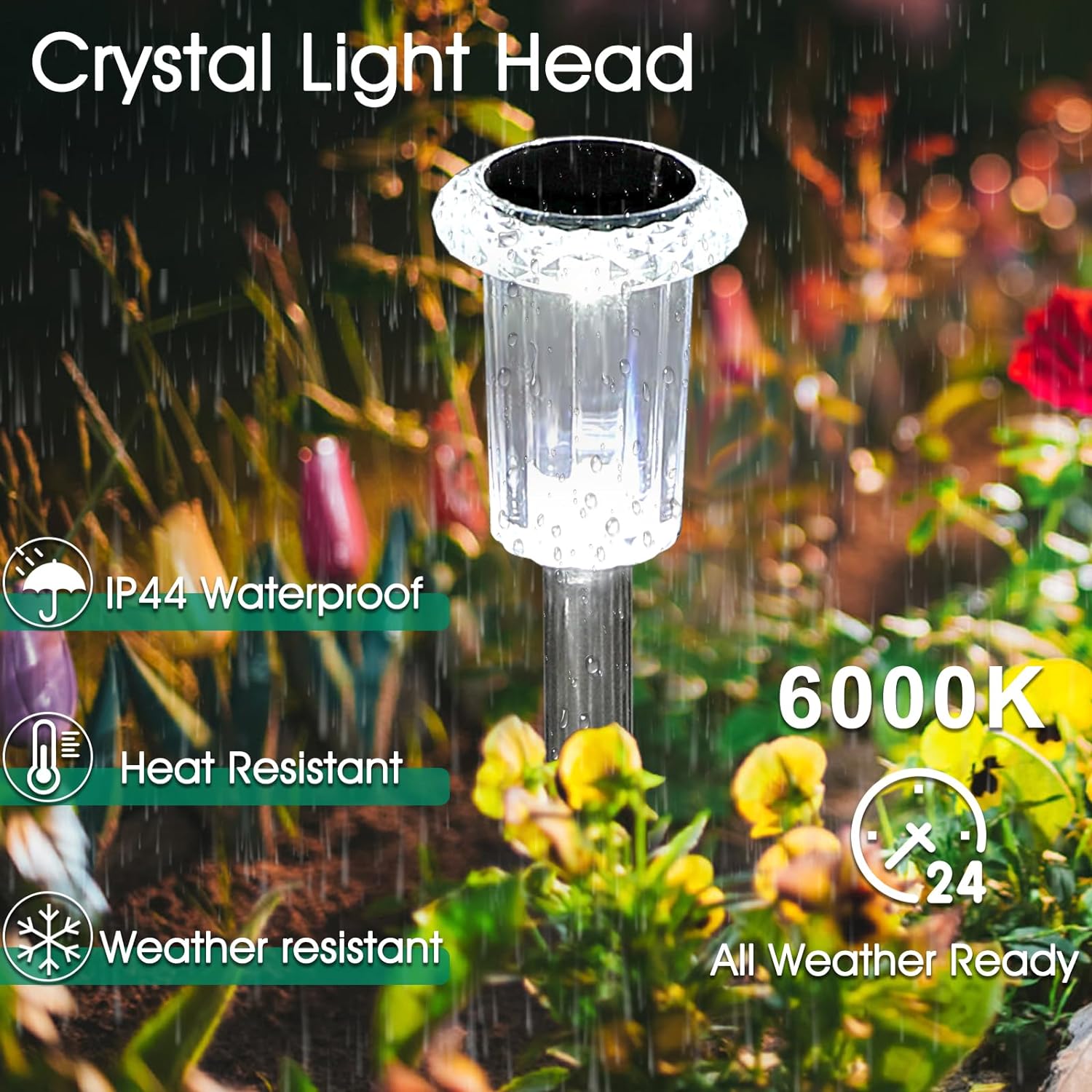 Solar Outdoor Lights Waterproof Stainless Steel Solar