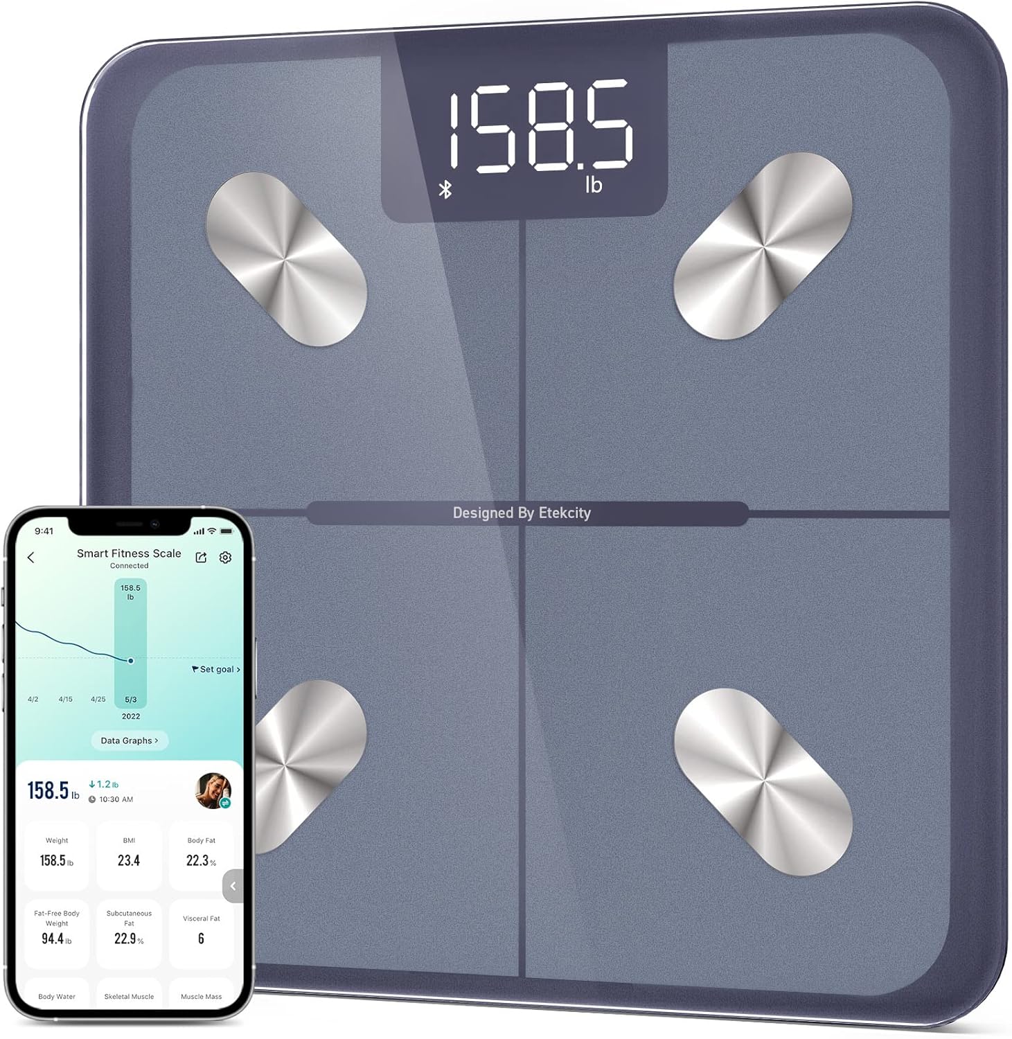 Smart Body Scale & Fat Analyzer