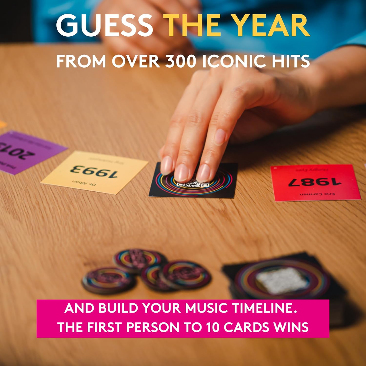 Jumbo Hitster - The Music Party Board Game Card Game