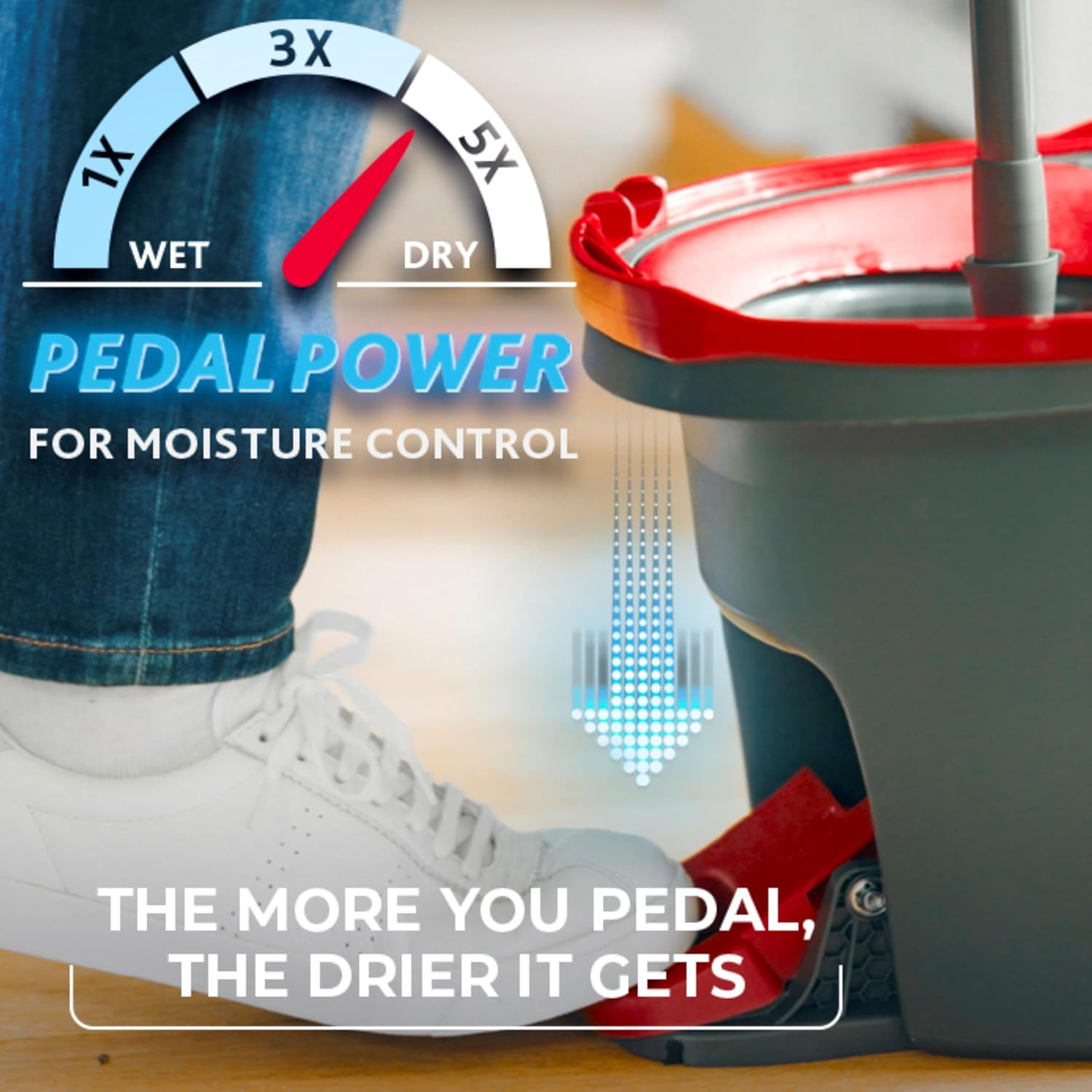 O-Cedar Spin Mop, Bucket Floor Cleaning