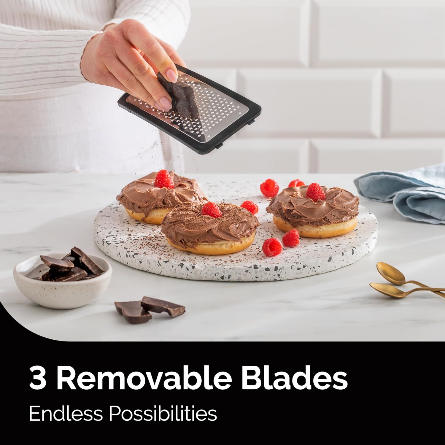 Cheese Grater with Garlic Crusher