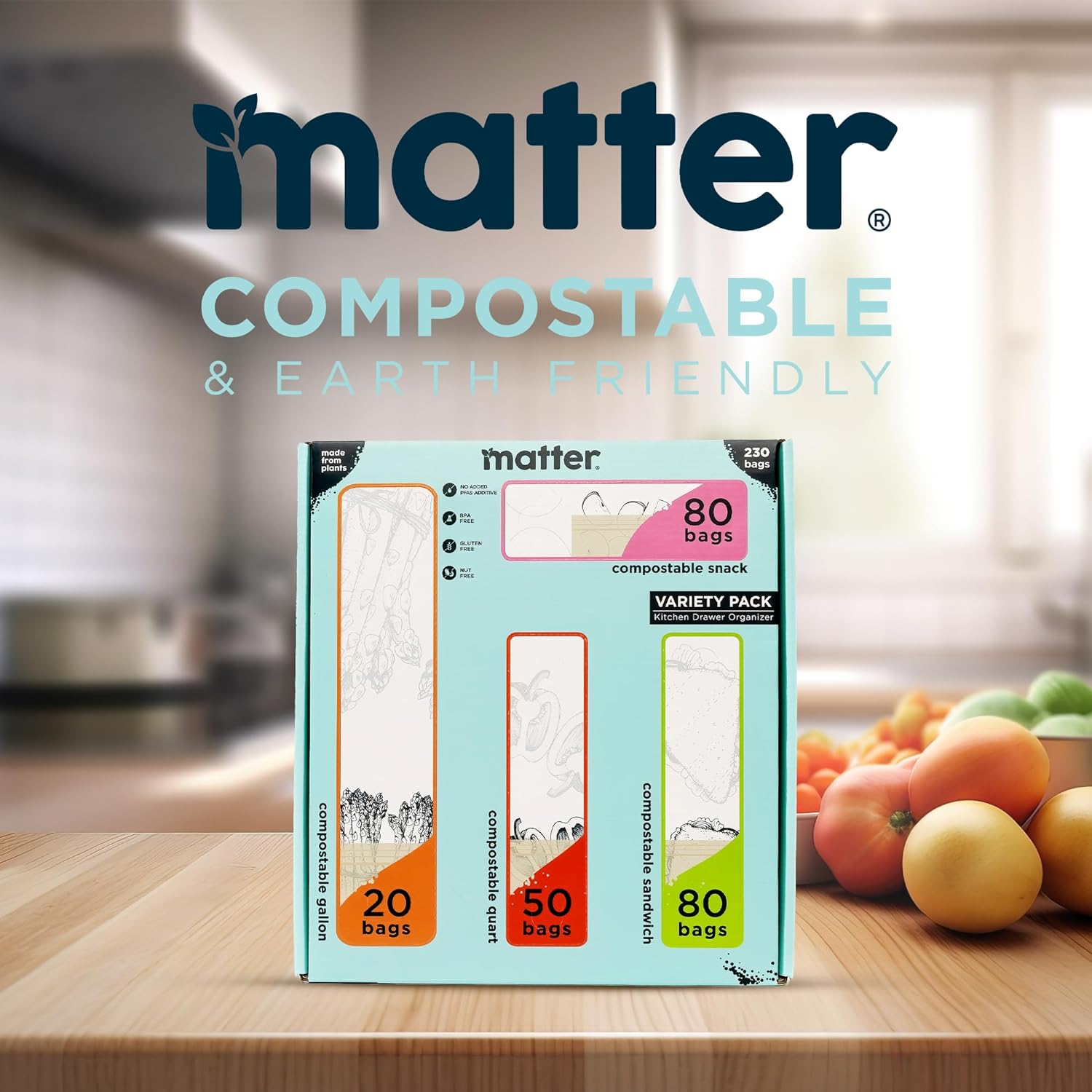 Matter Compostable Kitchen Bags
