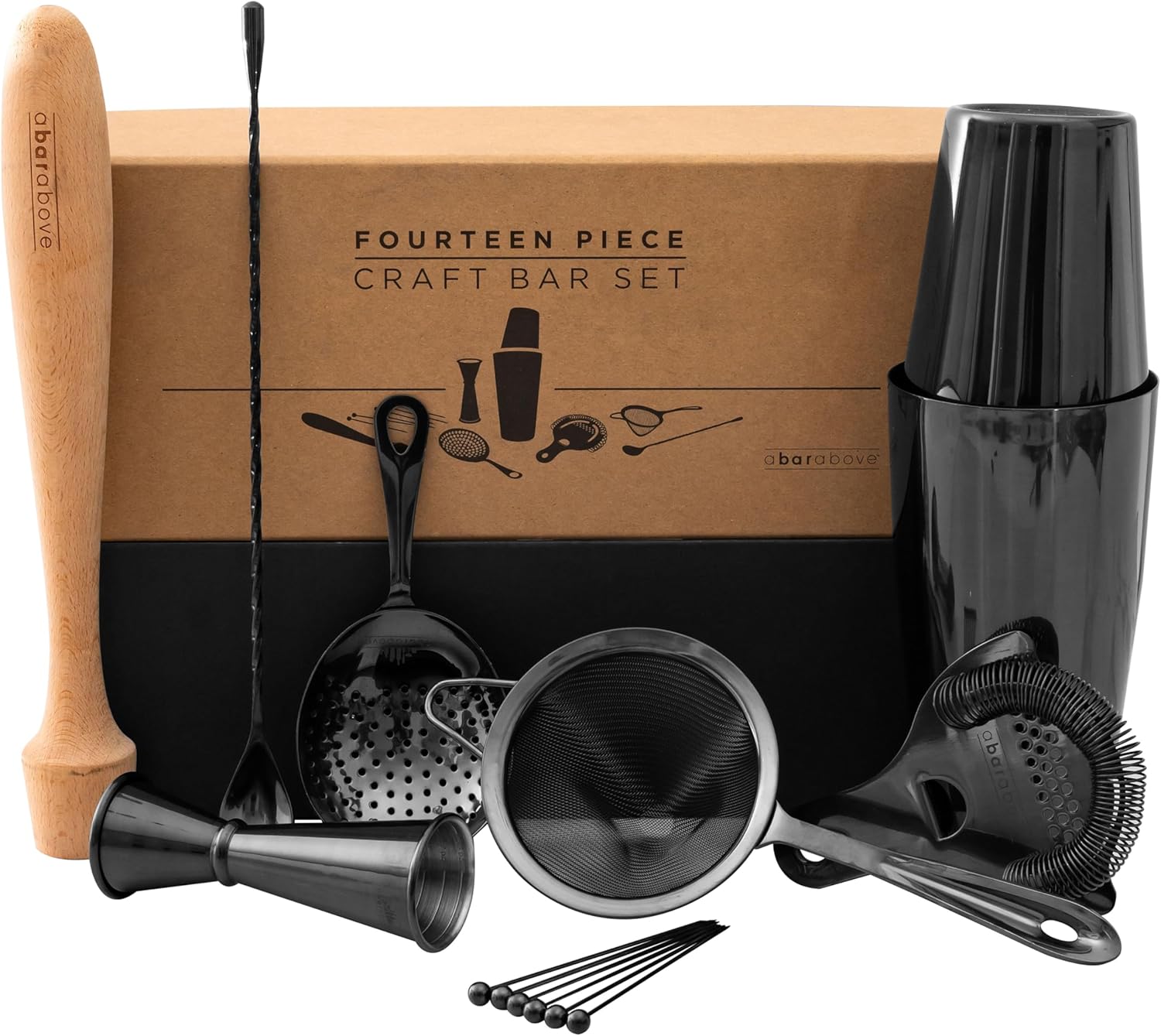 A Bar Above Stainless Steel Bartender Kit