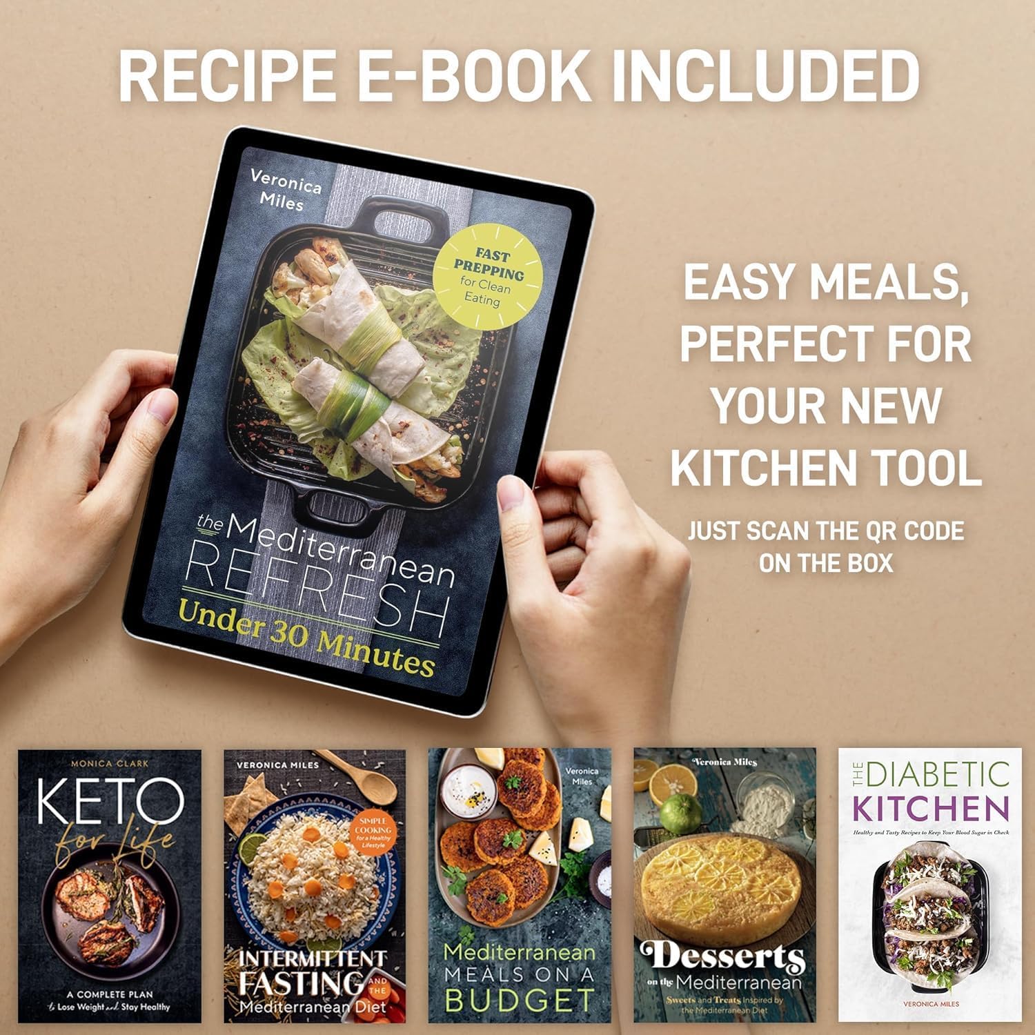 Zulay Kitchen Premium Garlic Press Set