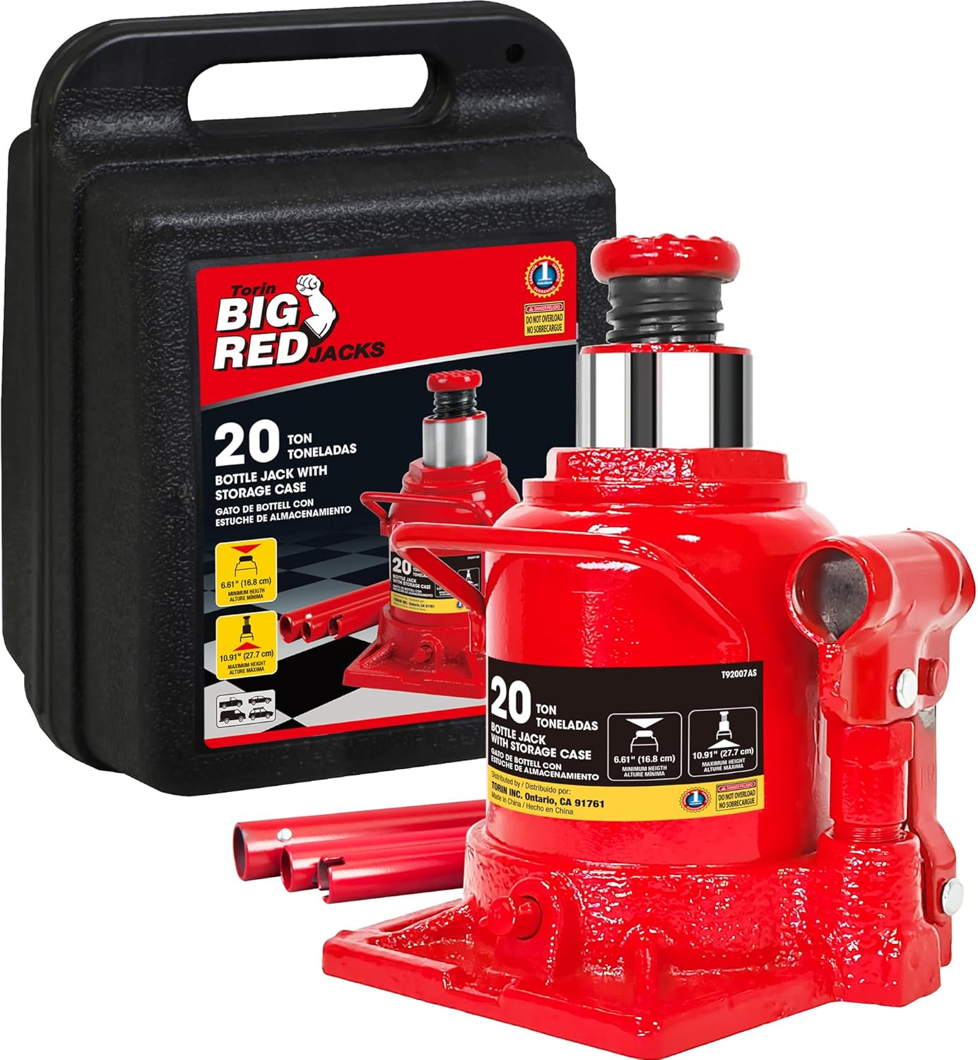 Torin T90413 Big Red Hydraulic Bottle Jack