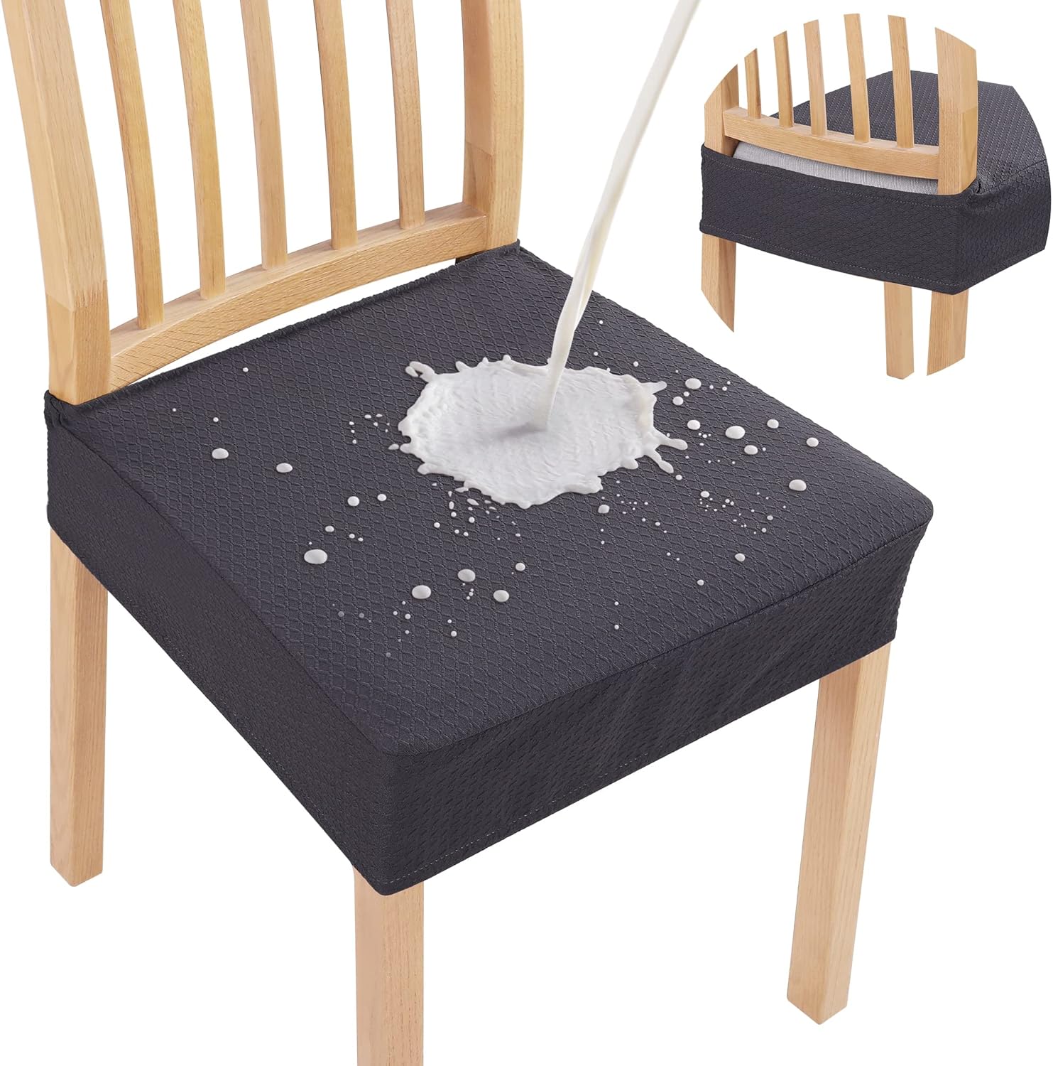 Smiry Waterproof Seat Covers for Dining Room