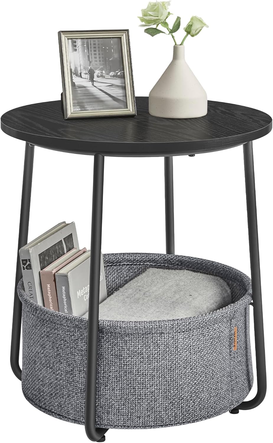 VASAGLE LILEA Collection Small Round Side End Table