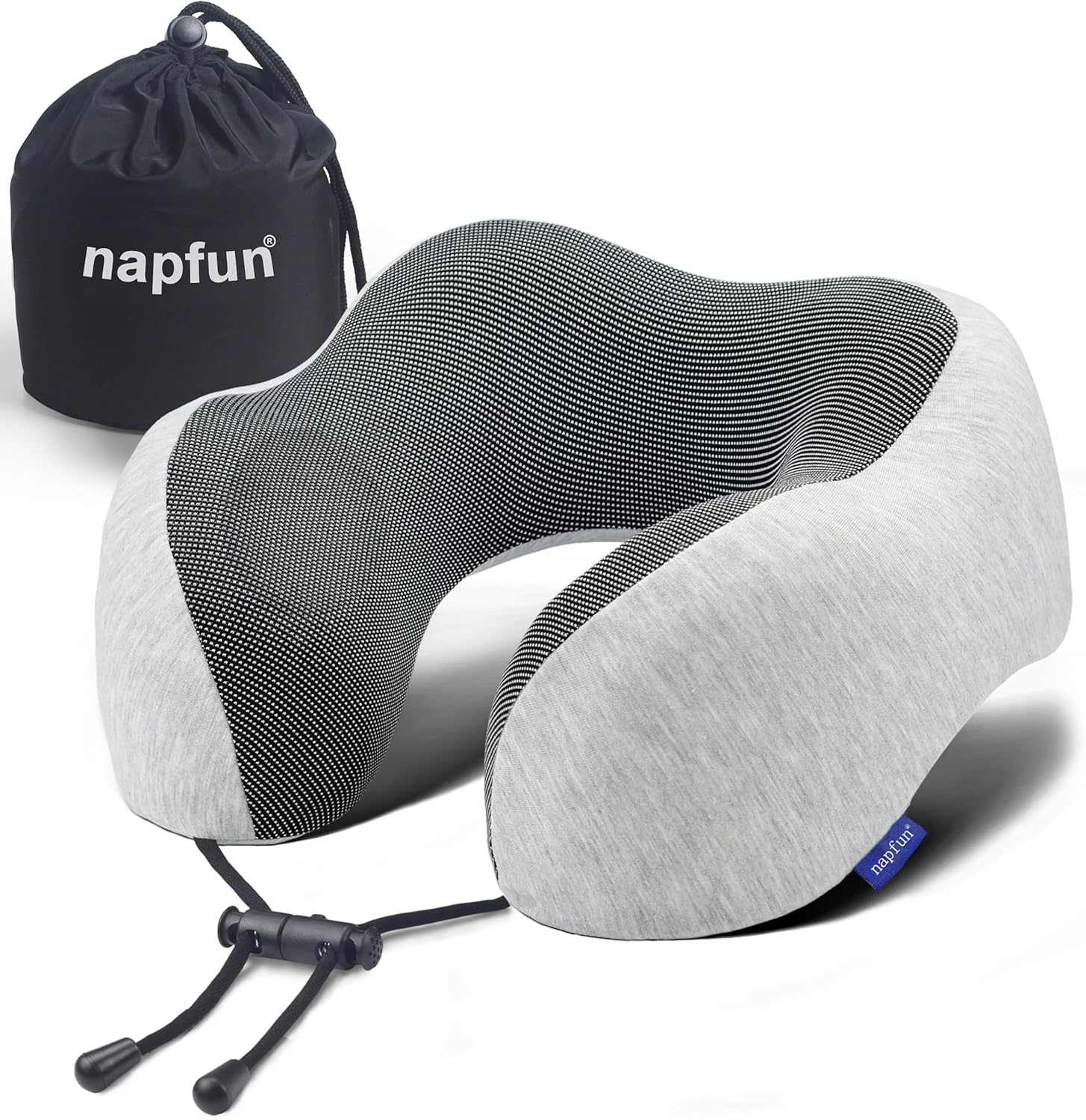 Napfun Memory Foam Travel Neck Pillow