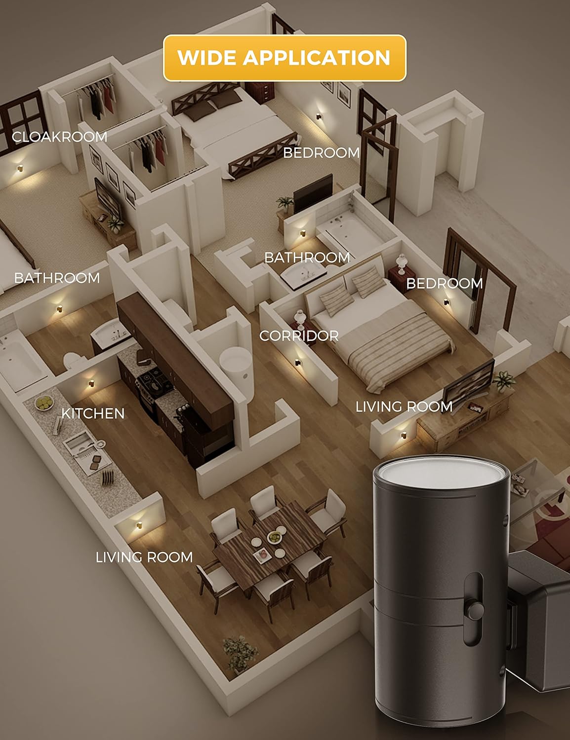 LOHAS LED Night Light with Sensor