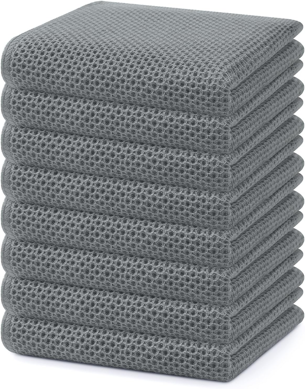 Homaxy 100% Cotton Waffle Dish Cloths