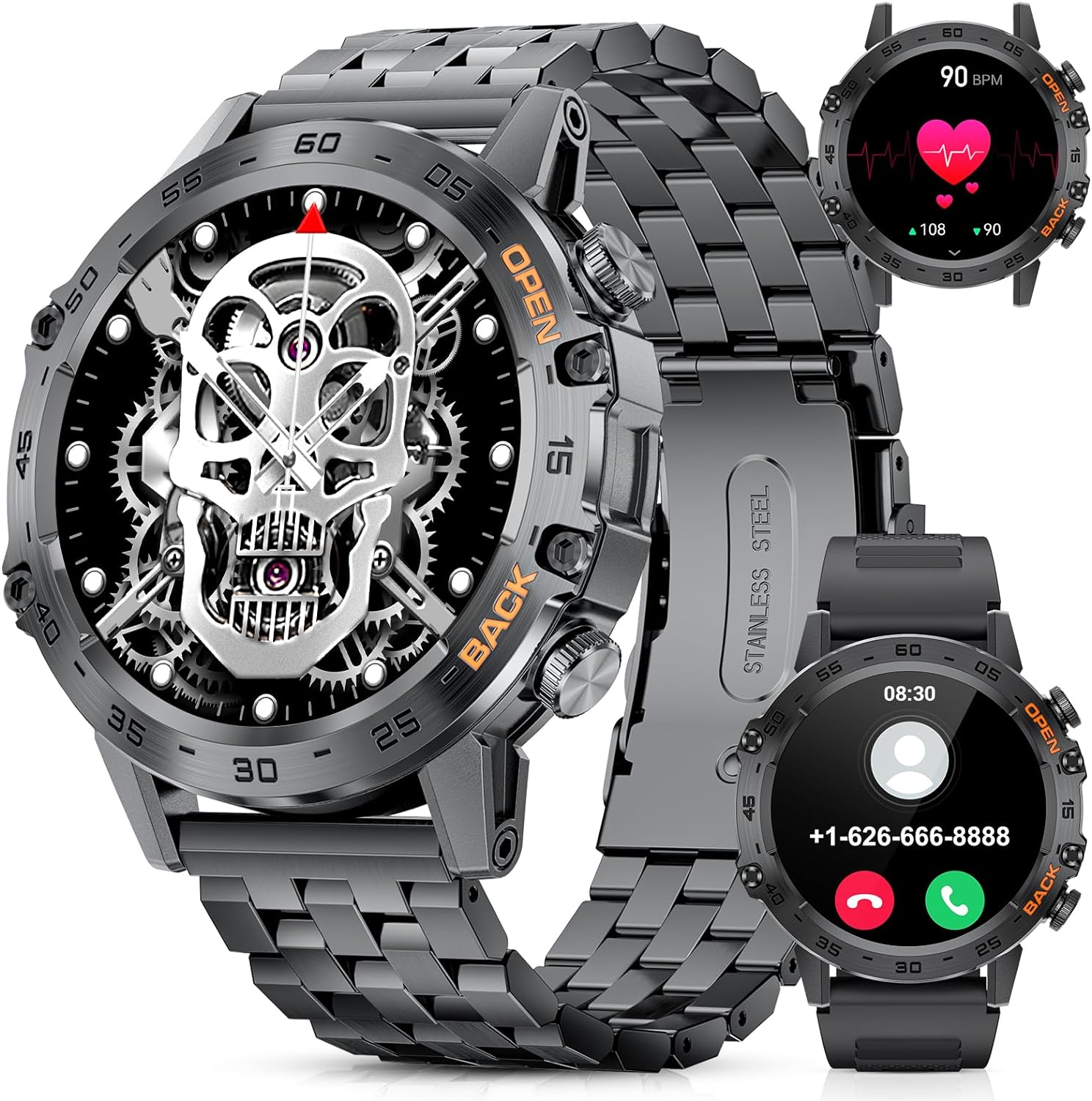 Military Smart Watch for Men HD Touchscreen