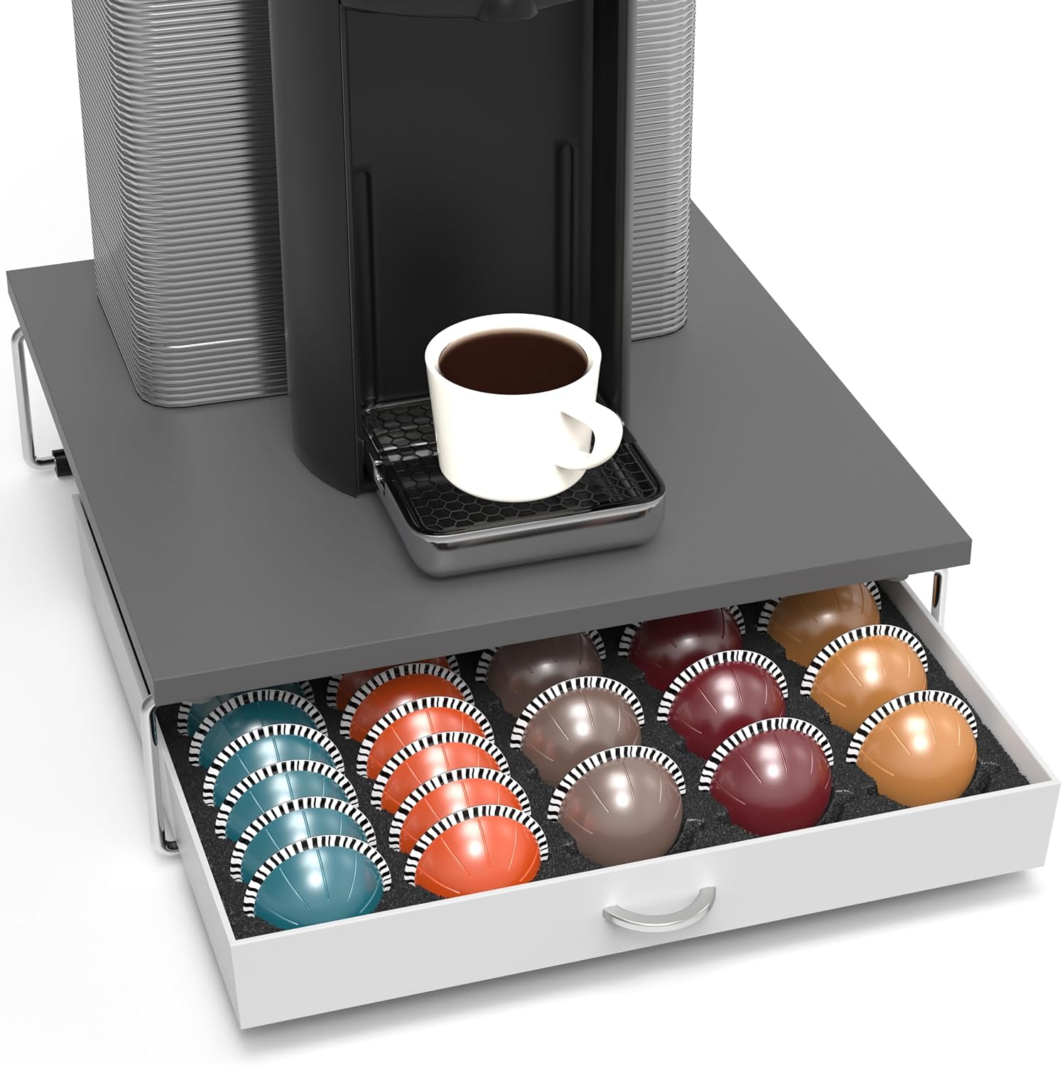 DecoBrothers Crystal Glass Nespresso Pod Holder
