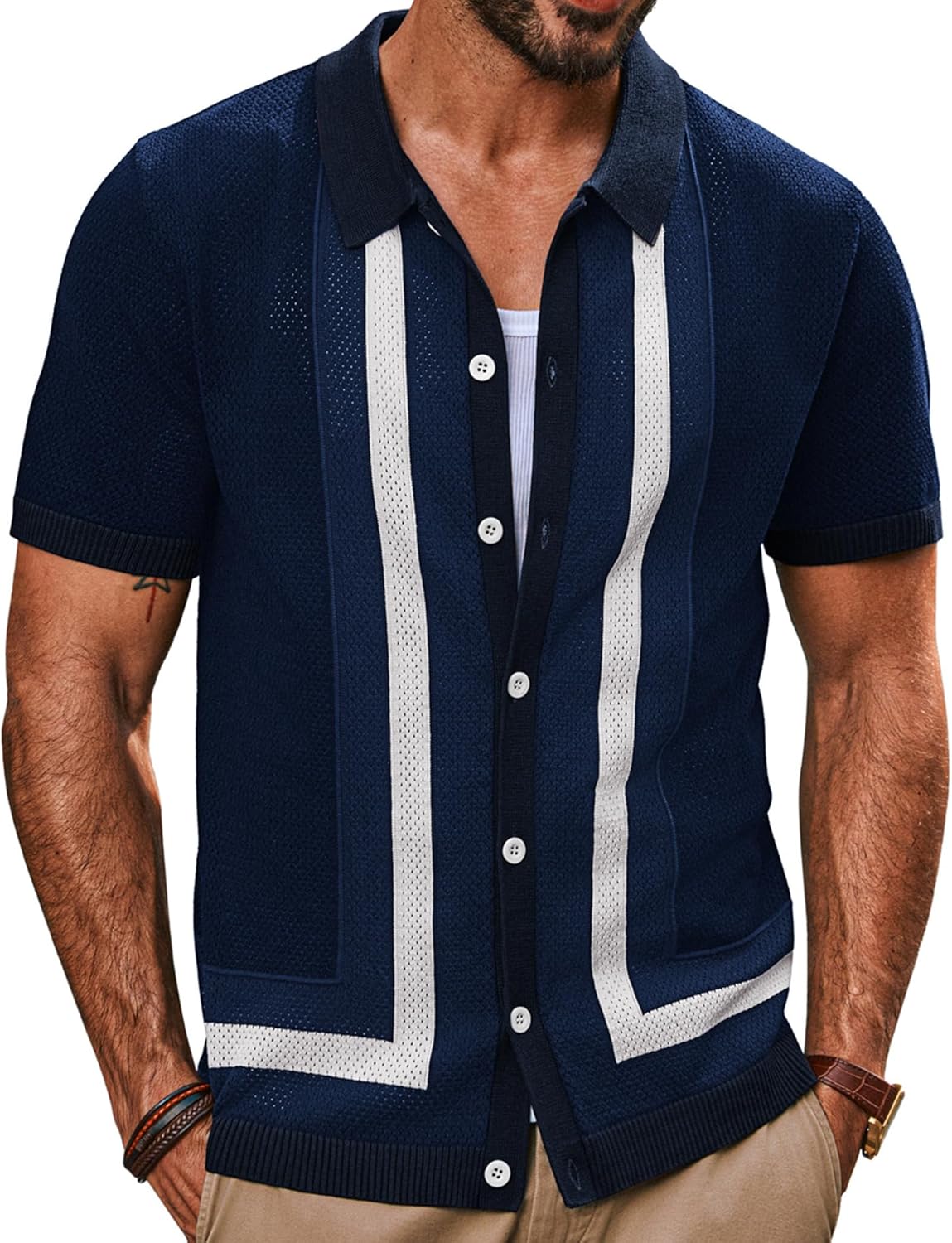 PJ PAUL JONES Mens Polo Golf Shirts