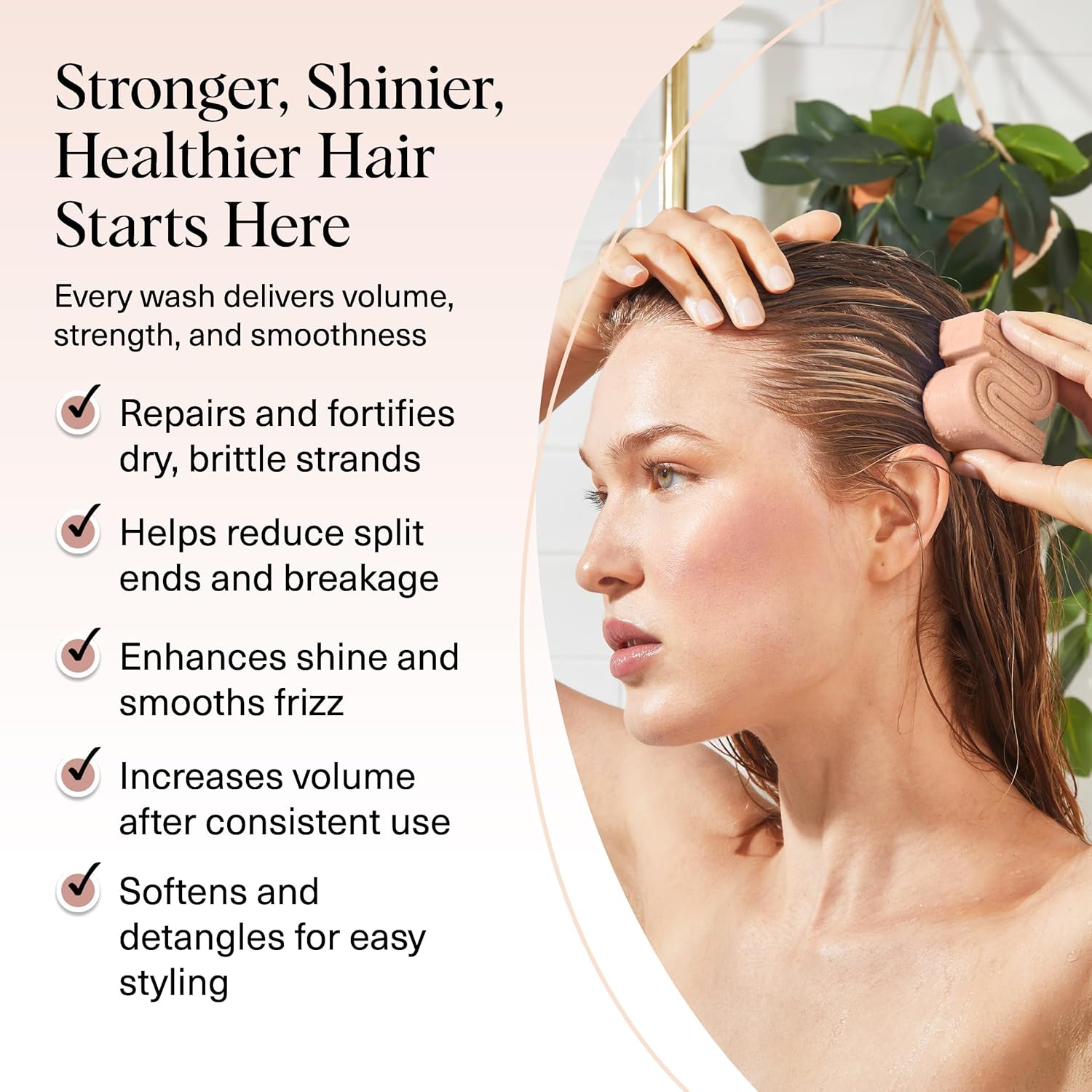 Kitsch Rice Water Shampoo Bar Hair Growth Soap