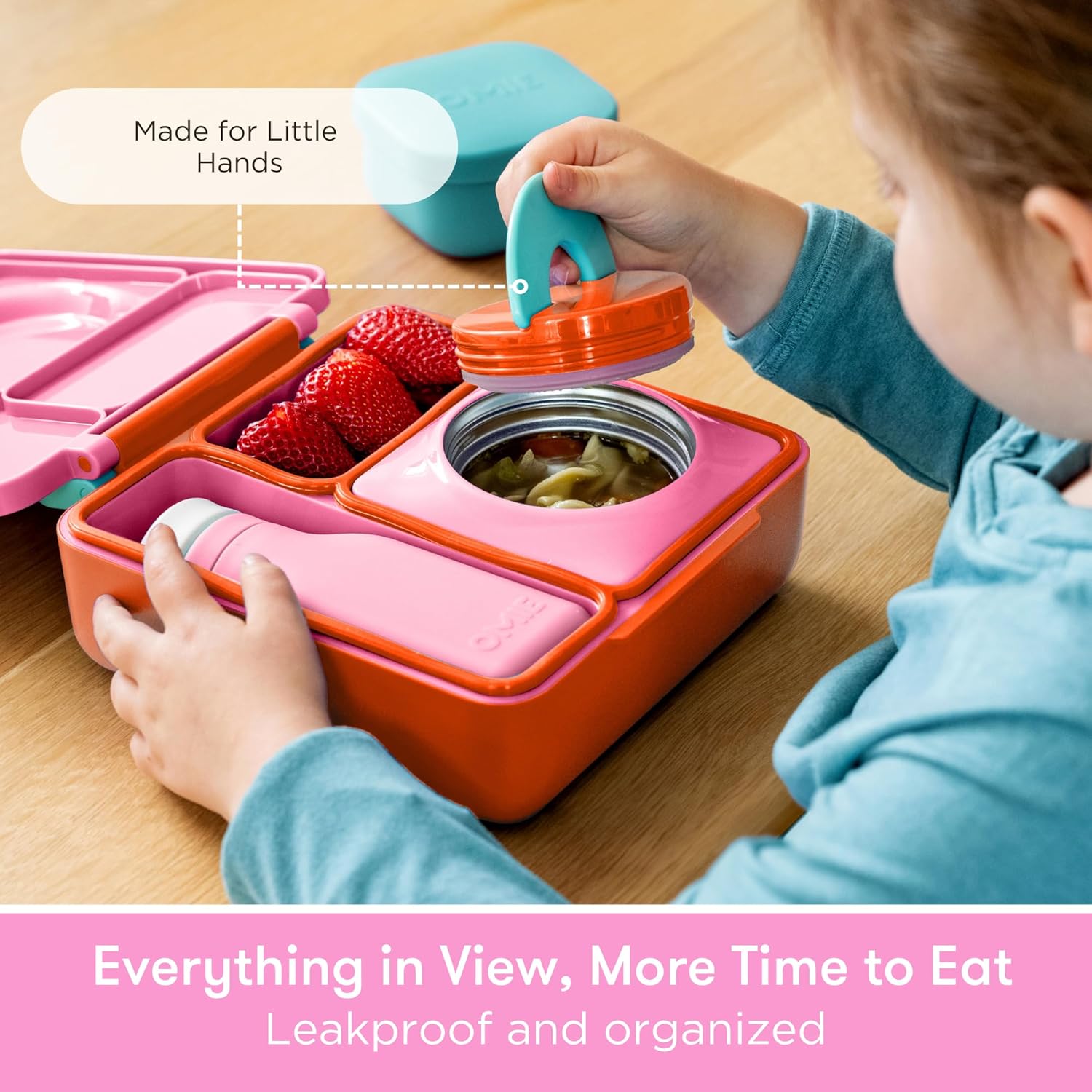 OmieBox Kids Bento Lunch Box