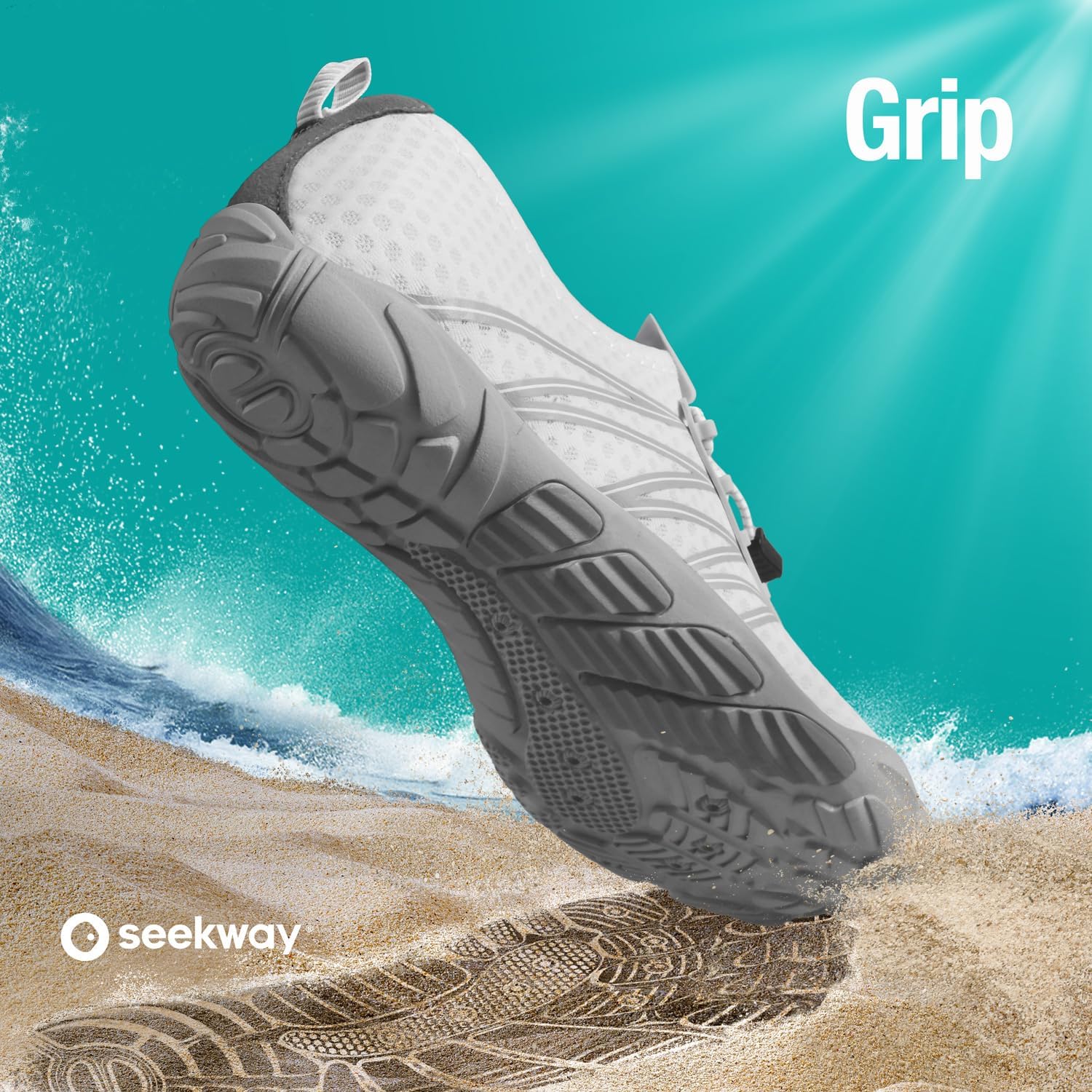 SEEKWAY Water Shoes, Quick-Dry Aqua Socks for Beach