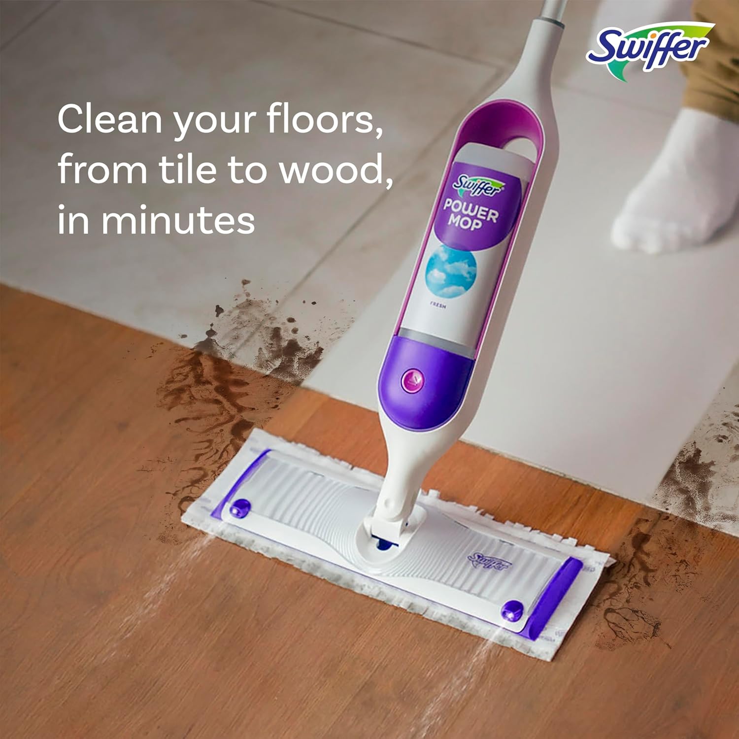 Swiffer PowerMop Kit Floor Cleaner