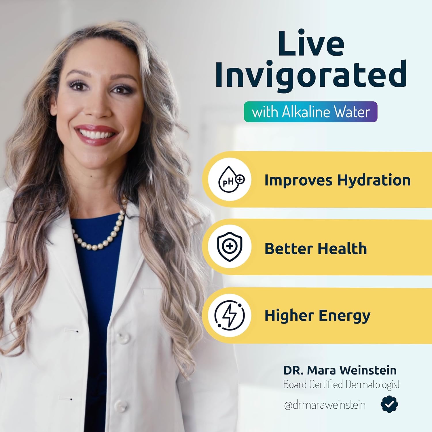 Invigorated Water Alkaline Countertop Filter Dispenser