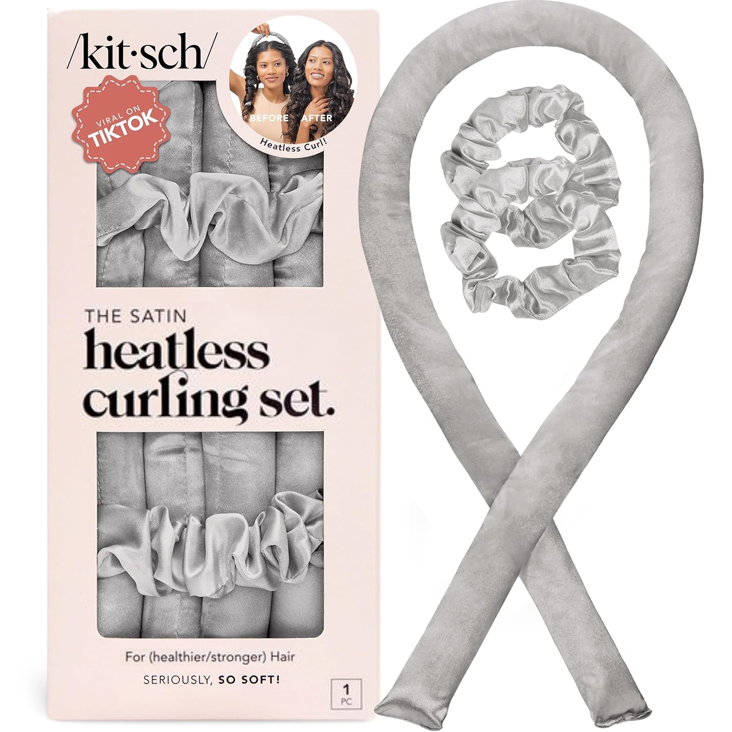Kitsch Satin Heatless Curling Set
