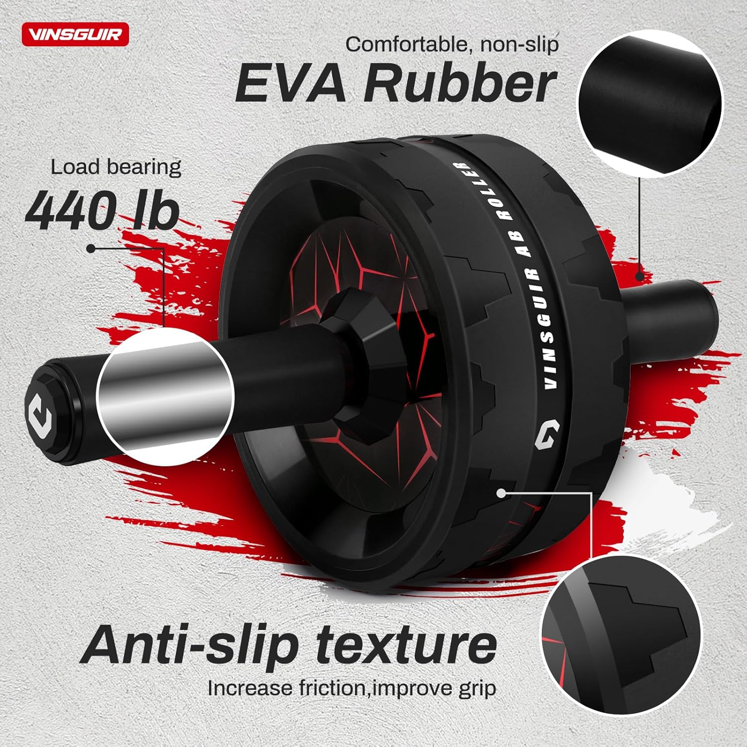 VINSGUIR Ab Roller Wheel-Body Workout