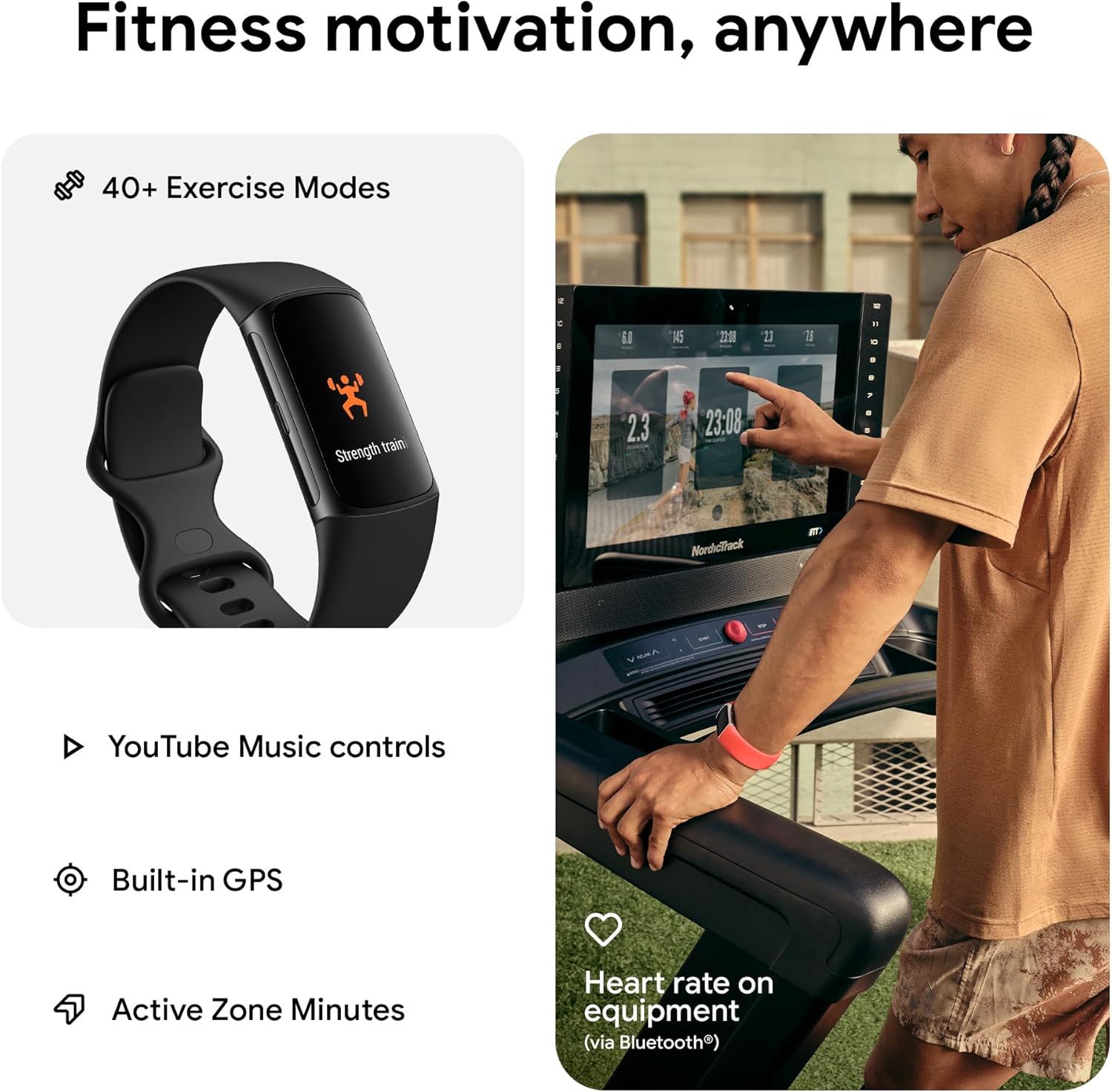 Fitbit Charge 6 – Fitness Tracker with GPS