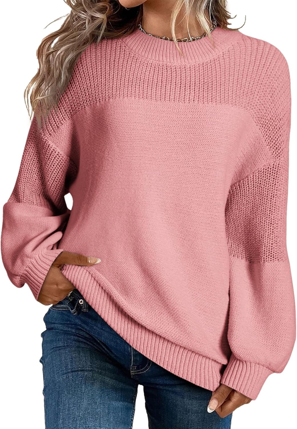 Dokotoo Women's Casual Long Sleeve Sweaters