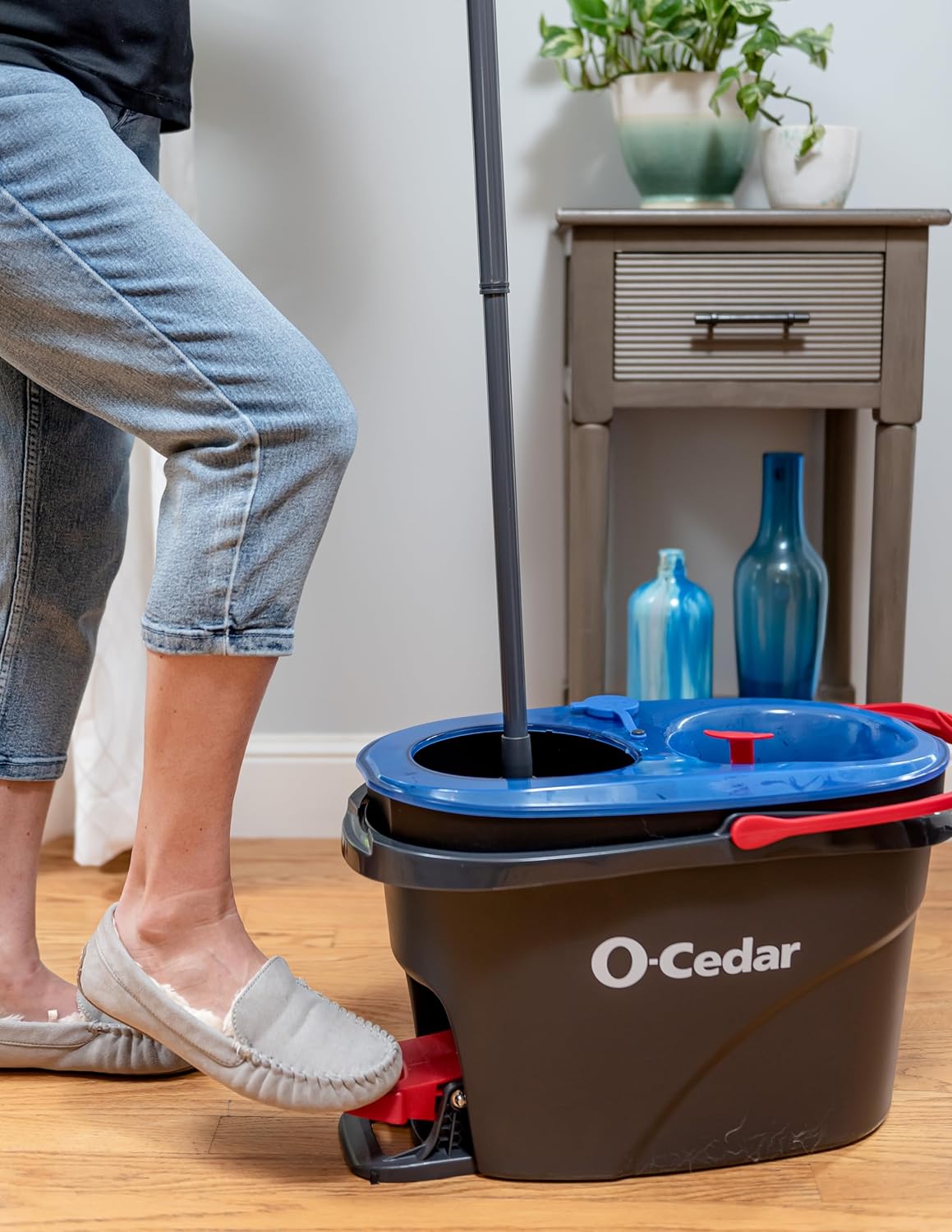 O-Cedar RinseClean Spin Mop & Bucket