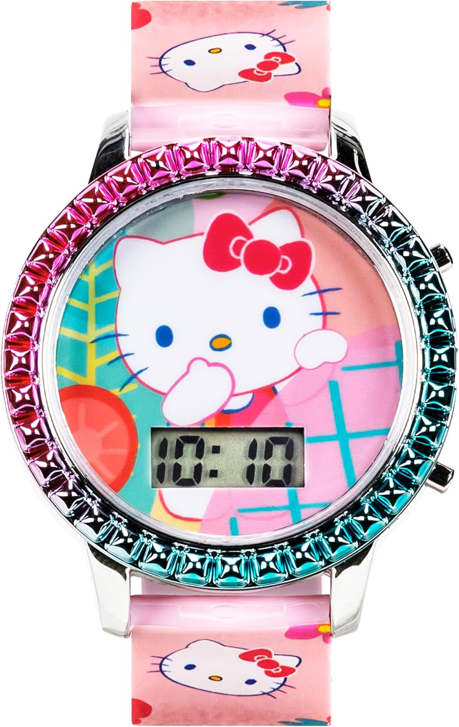 Accutime Sanrio Hello Kitty Girls' Digital LCD Quartz Watch